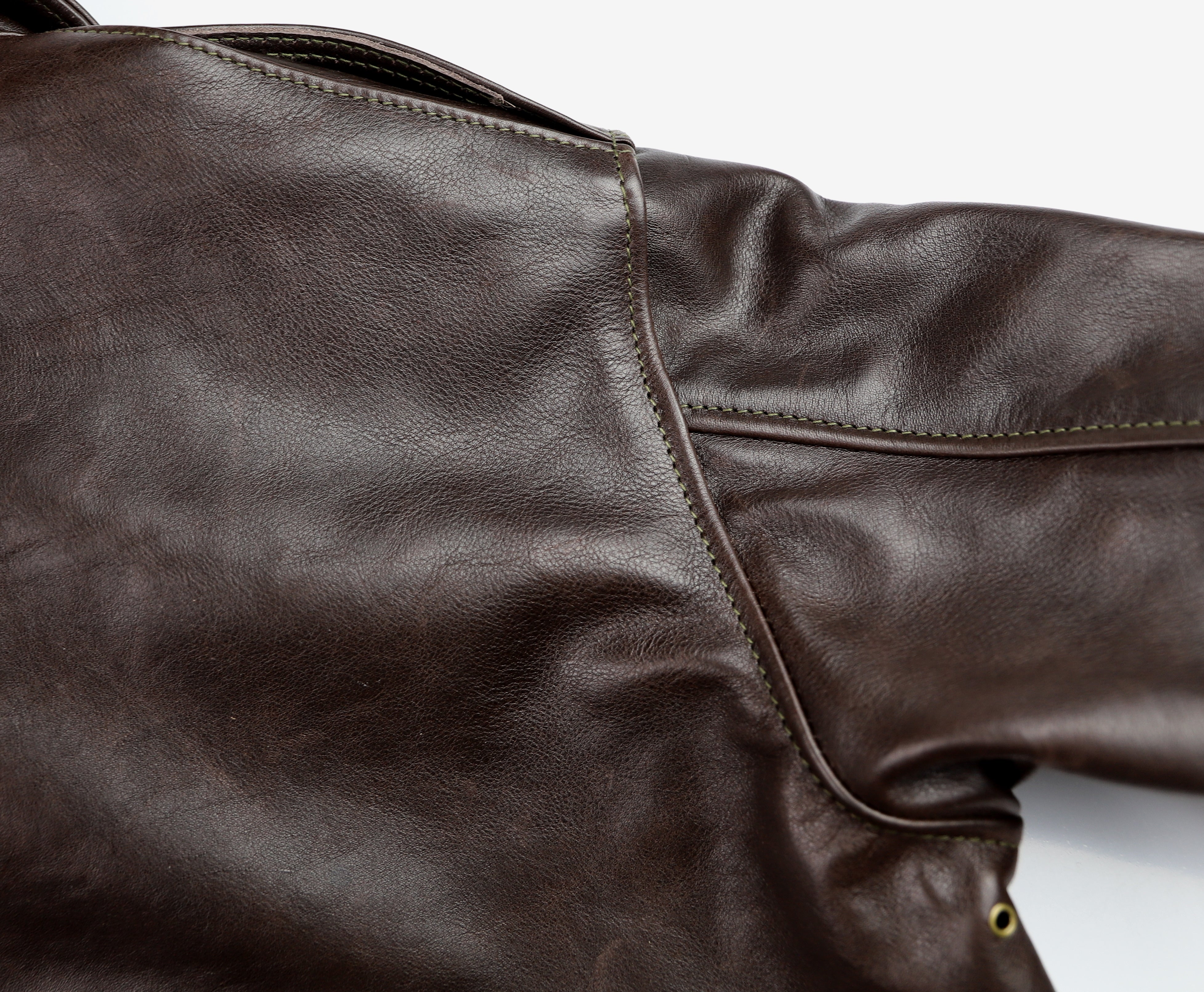 Aero A-2 Military Flight Jacket, size 38, Dark Seal Vicenza Horsehide