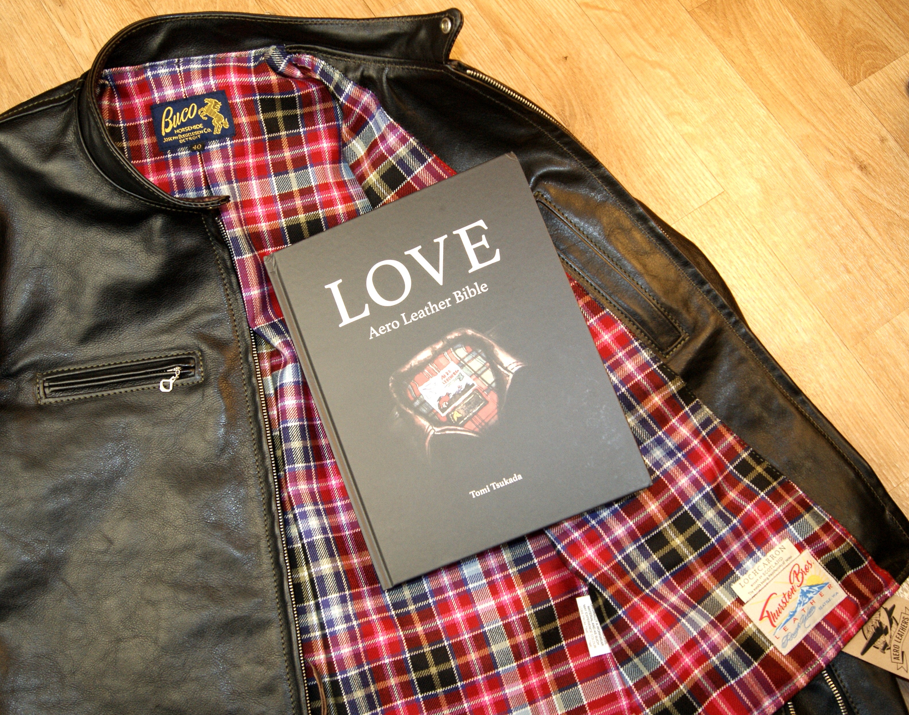 Aero Leather Bible Love Art Book