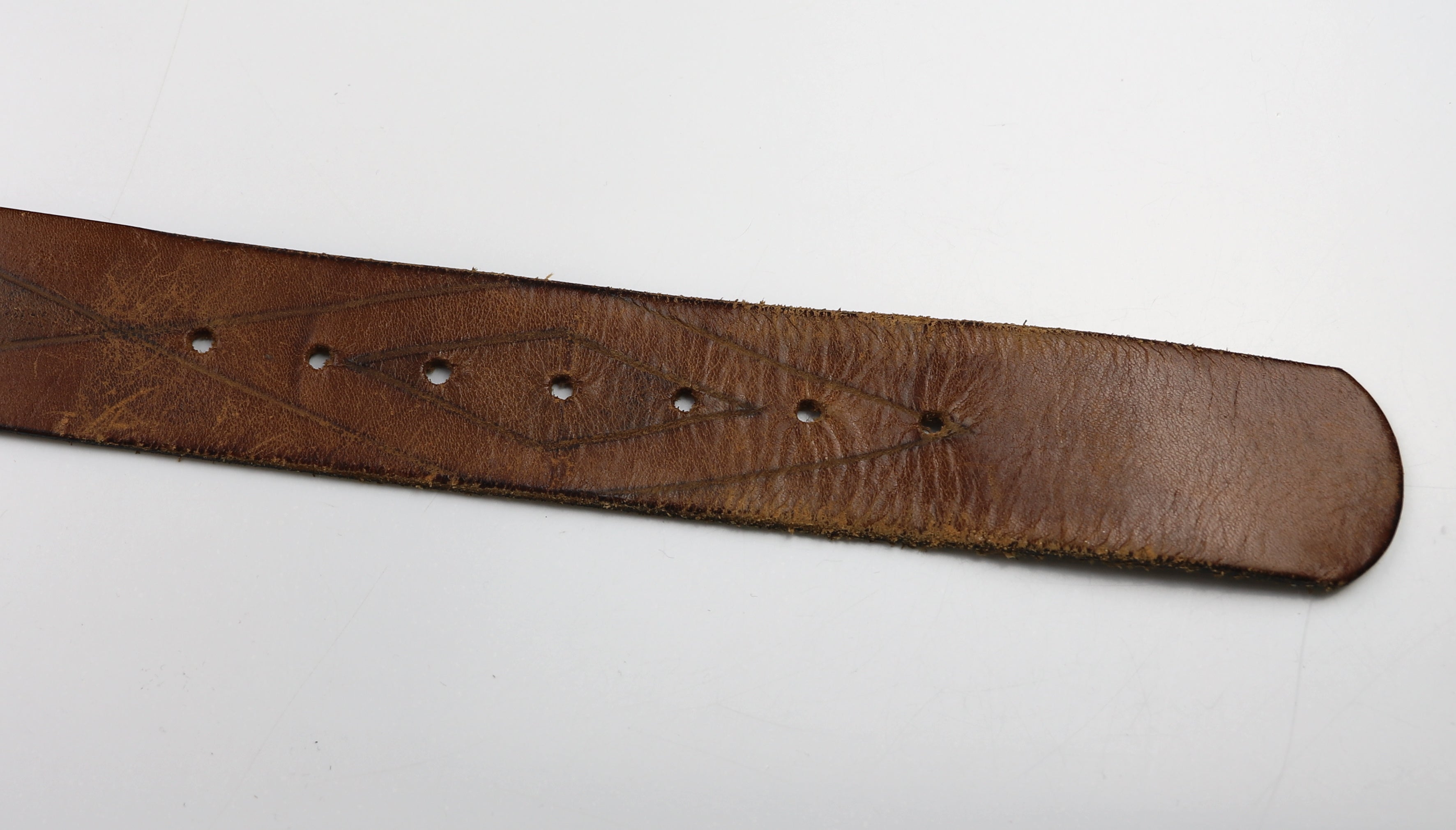 Vintage Geometric Pattern Belt, size 30