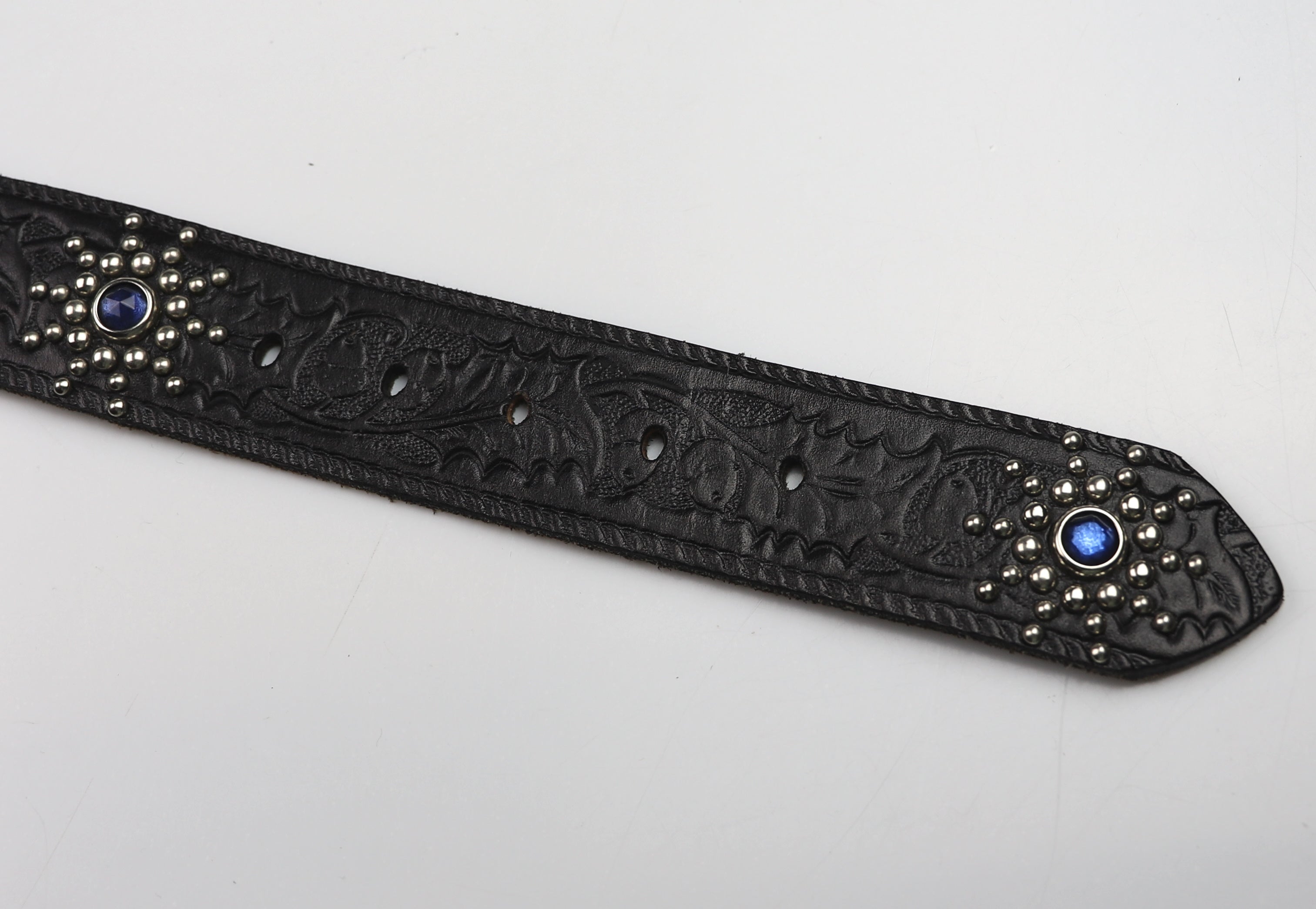 Bulbous Belt, jeweled, size 30, Black