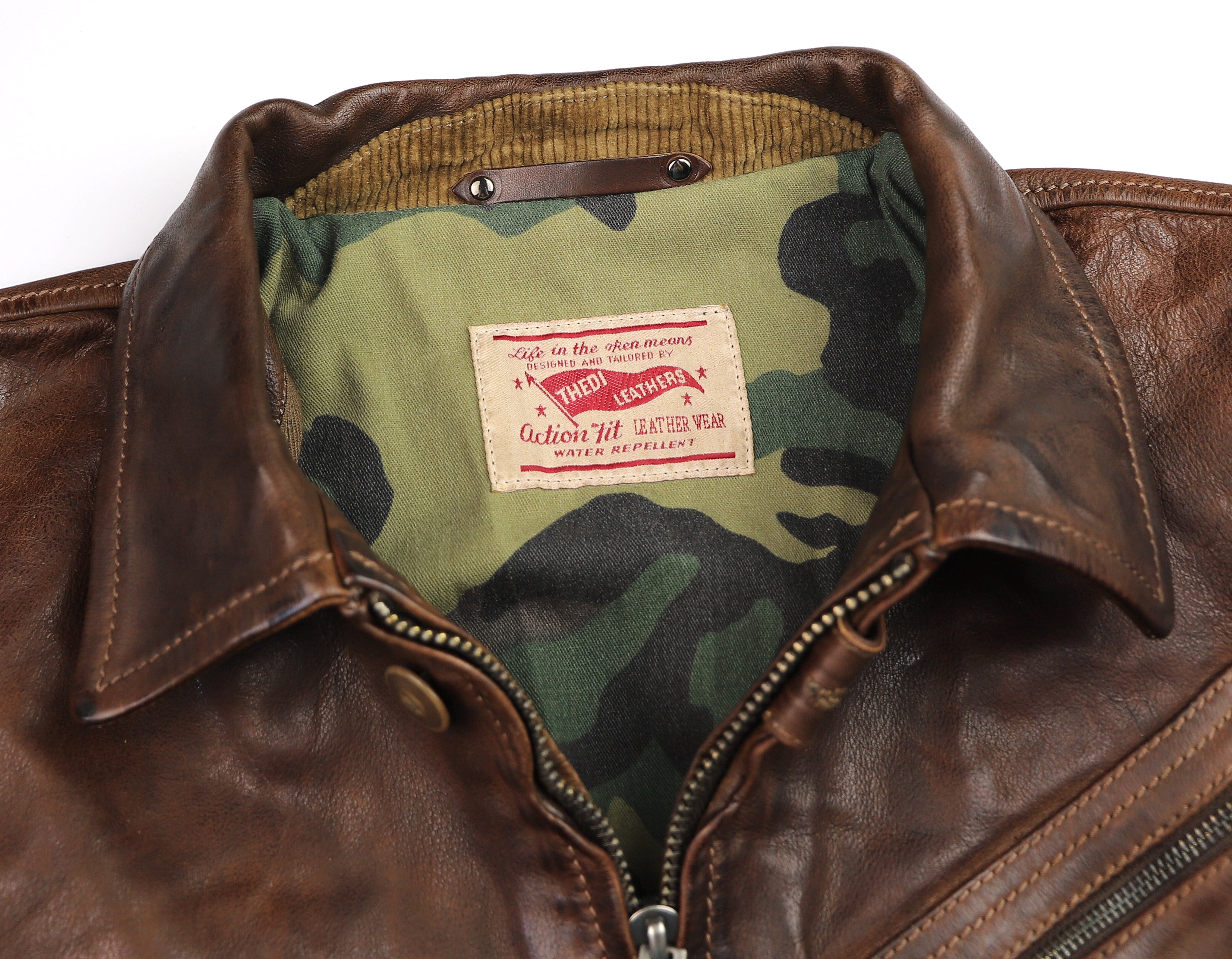 Thedi Aegean Half Belt, size Large, Hand-Dyed Cocoa Buffalo