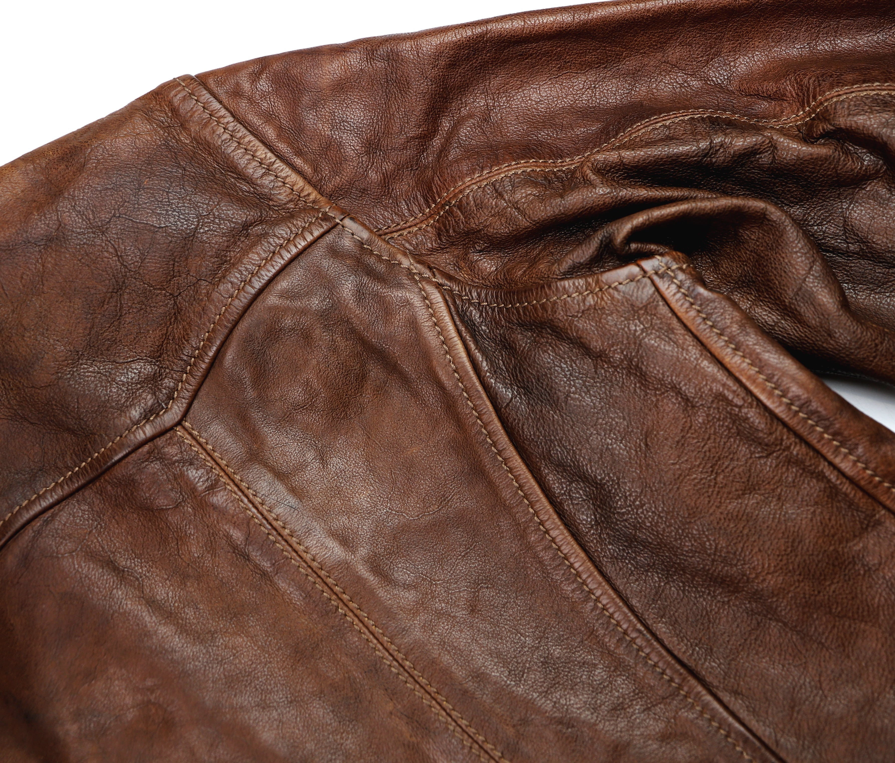 Thedi Aegean Half Belt, size Medium, Hand-Dyed Cocoa Buffalo