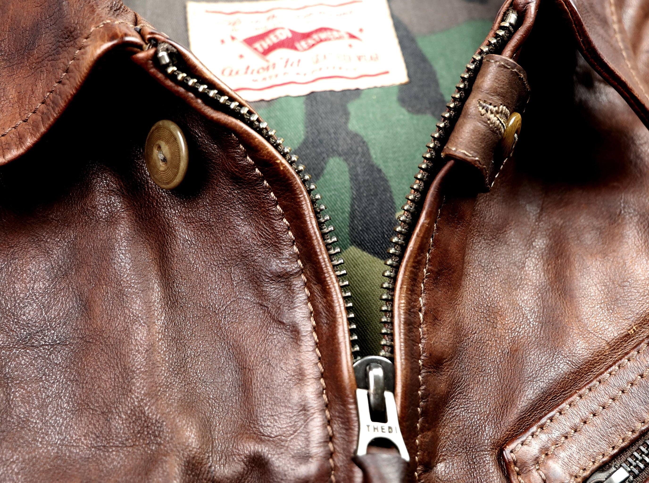 Thedi Aegean Half Belt, size Medium, Hand-Dyed Cocoa Buffalo