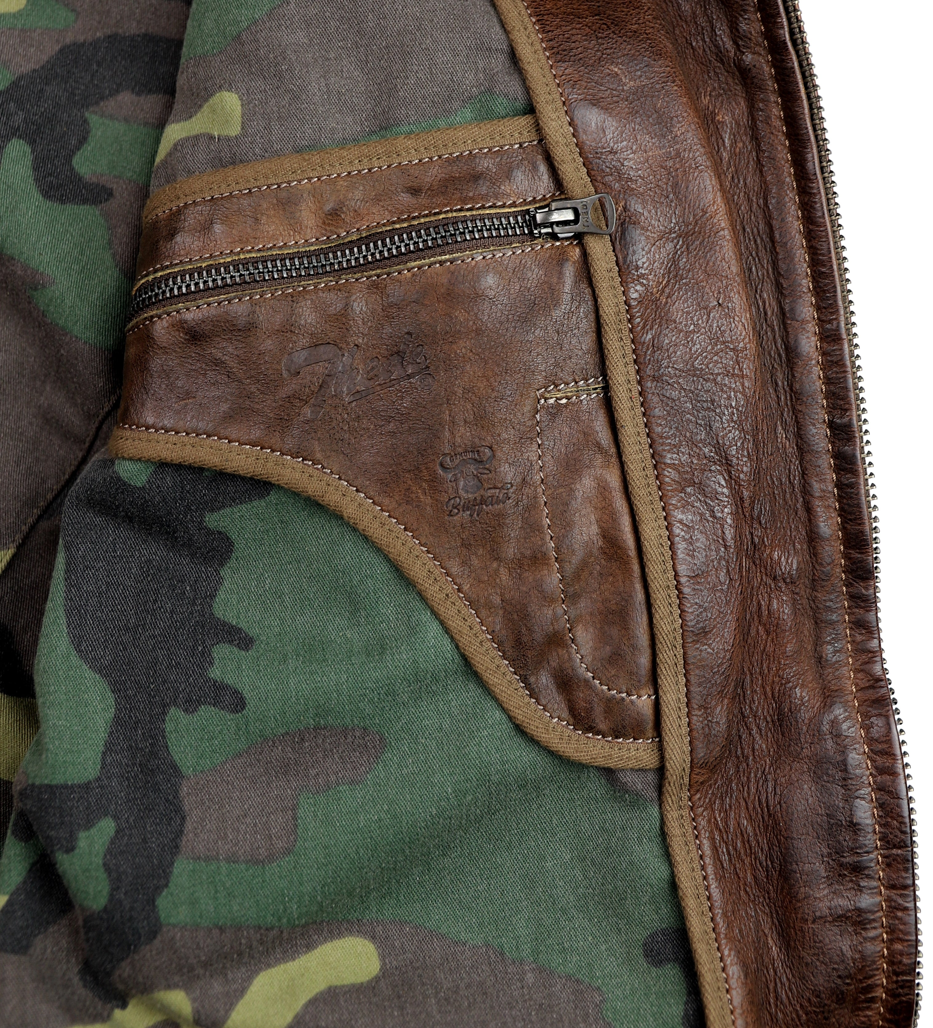 Thedi Aegean Half Belt, size XL, Hand-Dyed Cocoa Buffalo