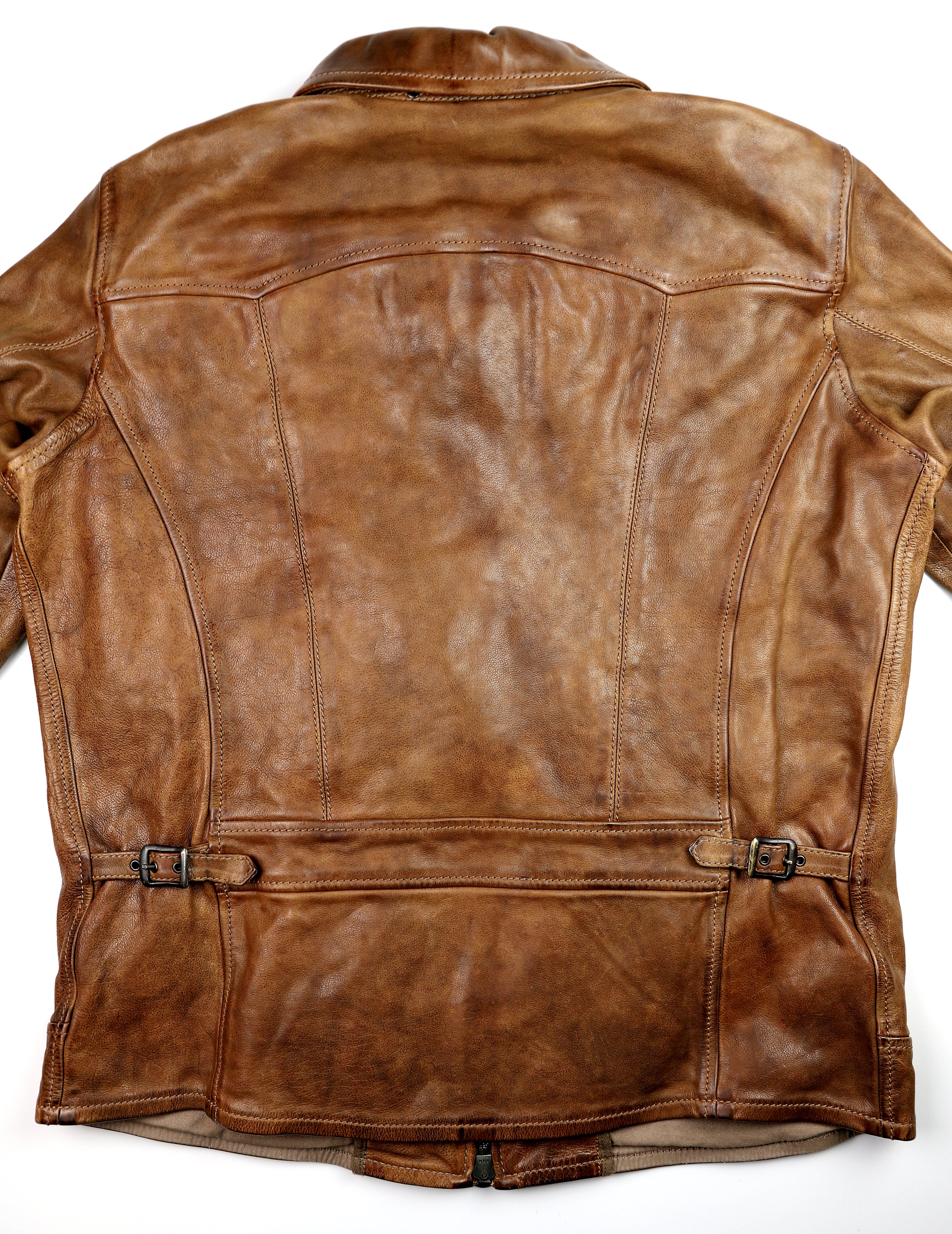 Thedi Aegean Half Belt, size XXL, Light Brown Buffalo