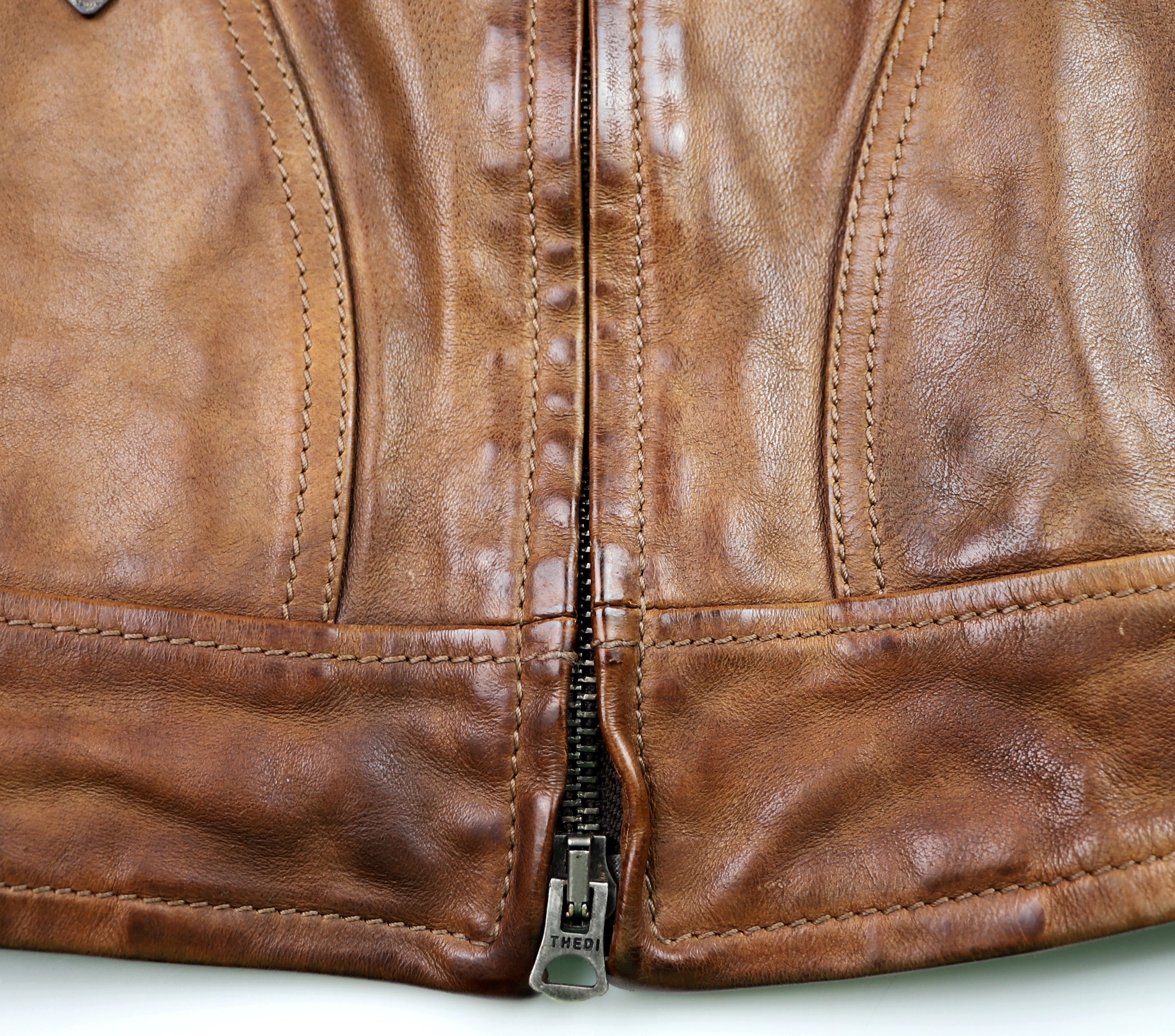 Thedi Aegean Half Belt, size XXL, Light Brown Buffalo