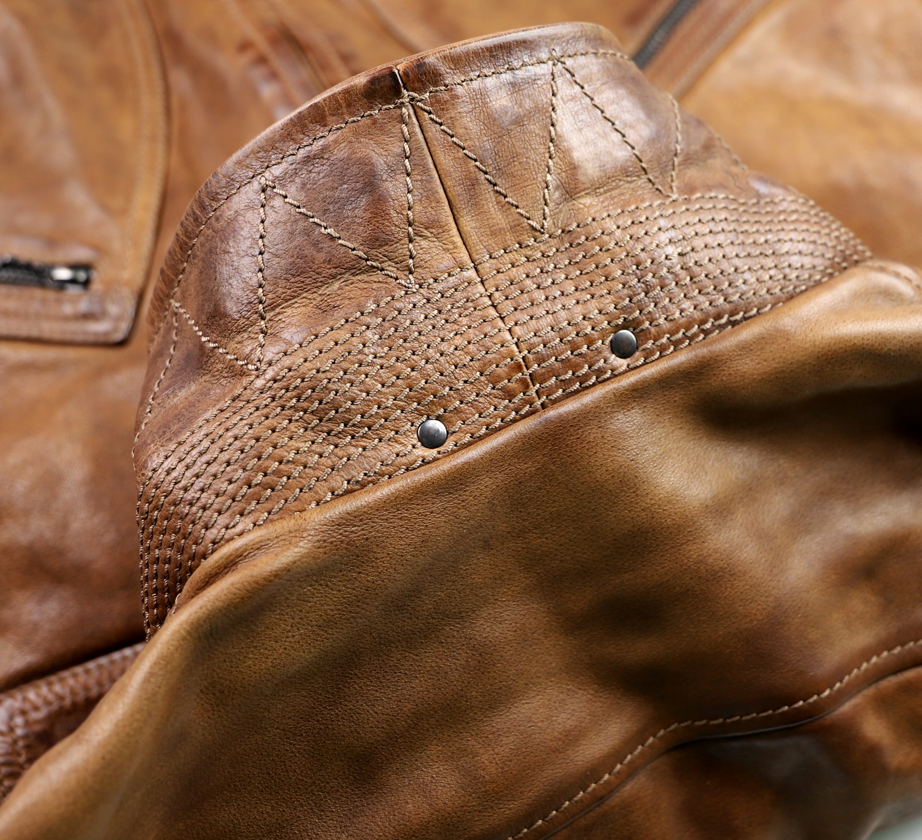 Thedi Aegean Half Belt, size XXL, Light Brown Buffalo