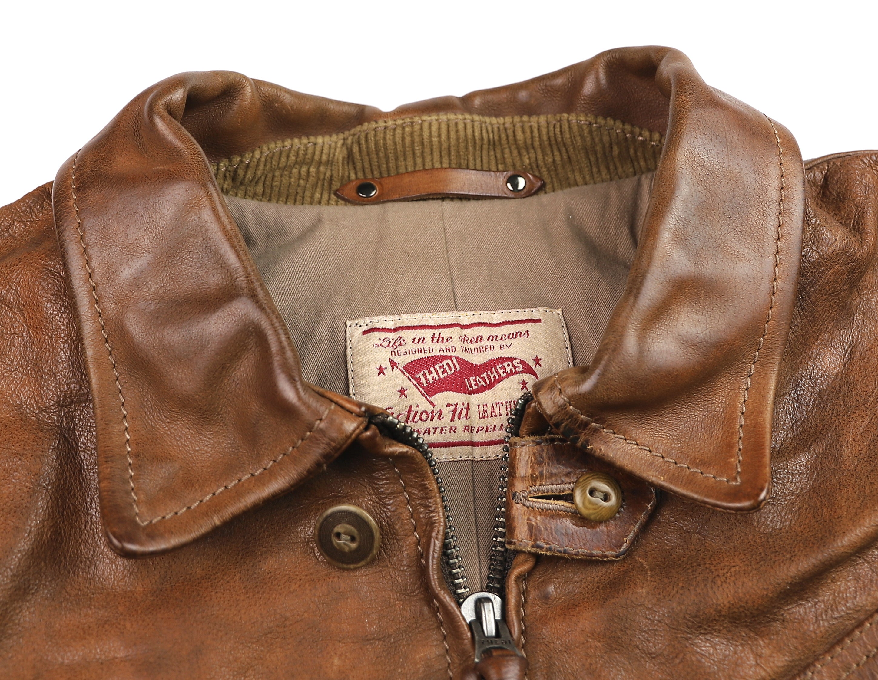 Thedi Aegean Half Belt, size XXL, Light Brown Buffalo