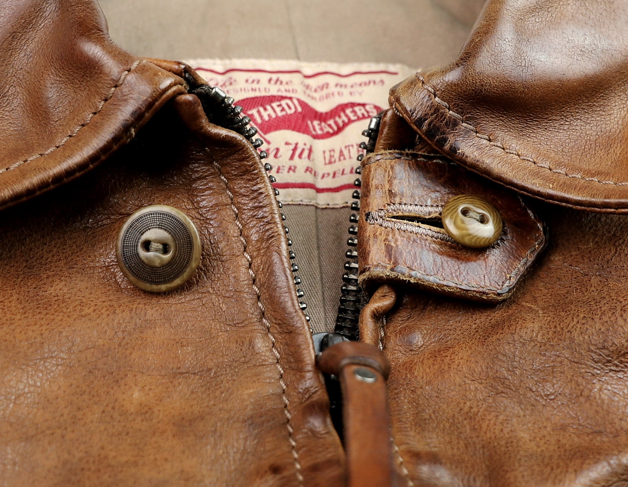 Thedi Aegean Half Belt, size XXL, Light Brown Buffalo