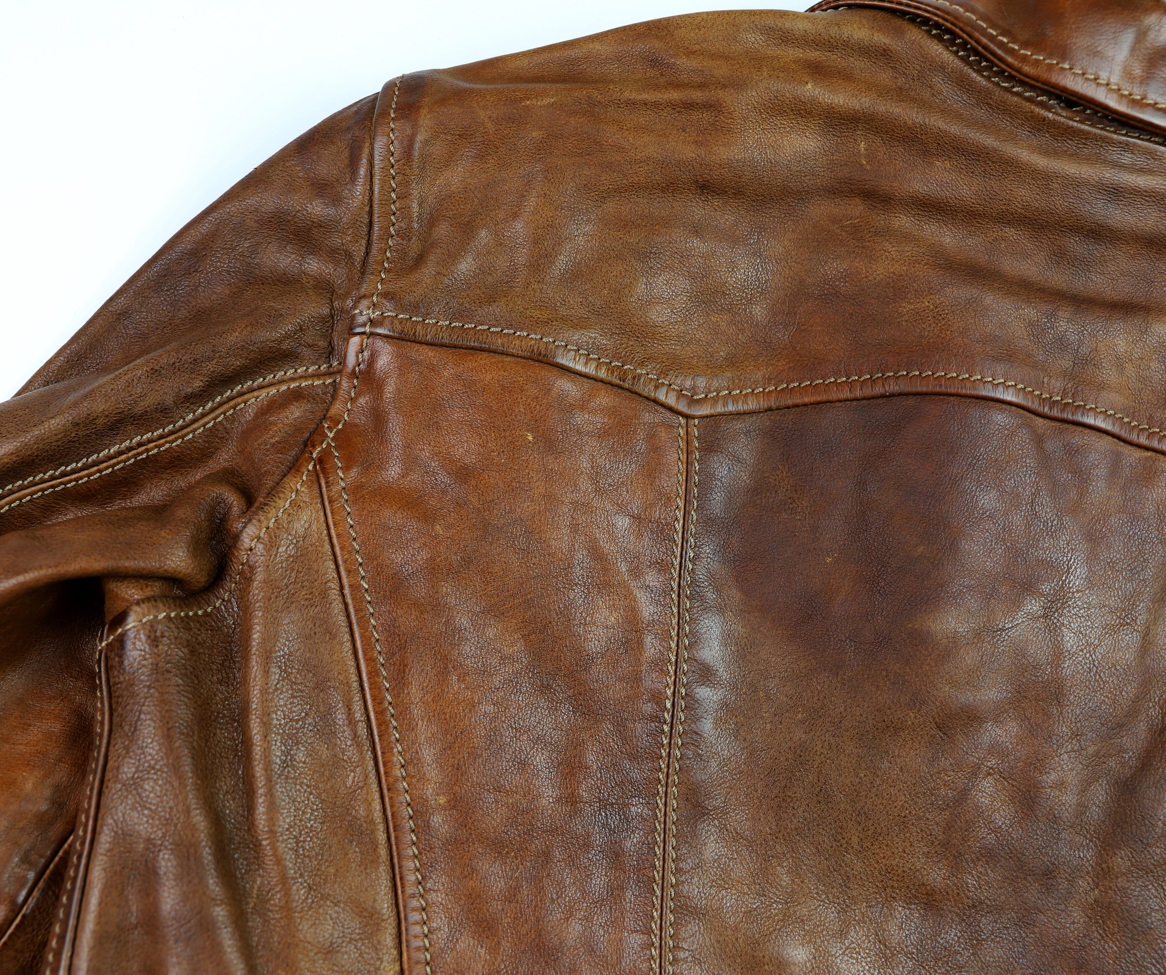 Thedi Aegean Half Belt, size Large, Light Brown Buffalo