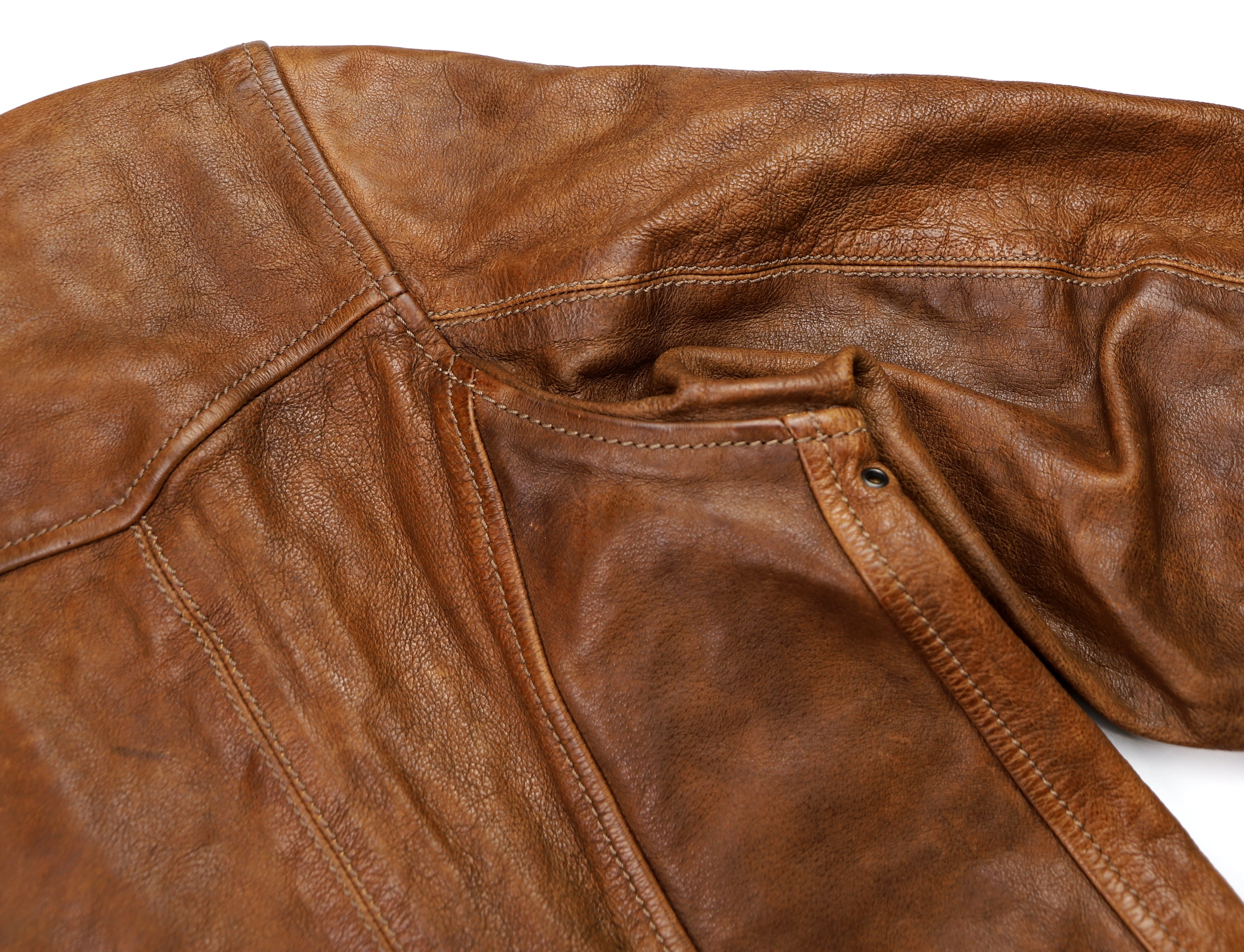 Thedi Aegean Half Belt, size Large, Light Brown Buffalo