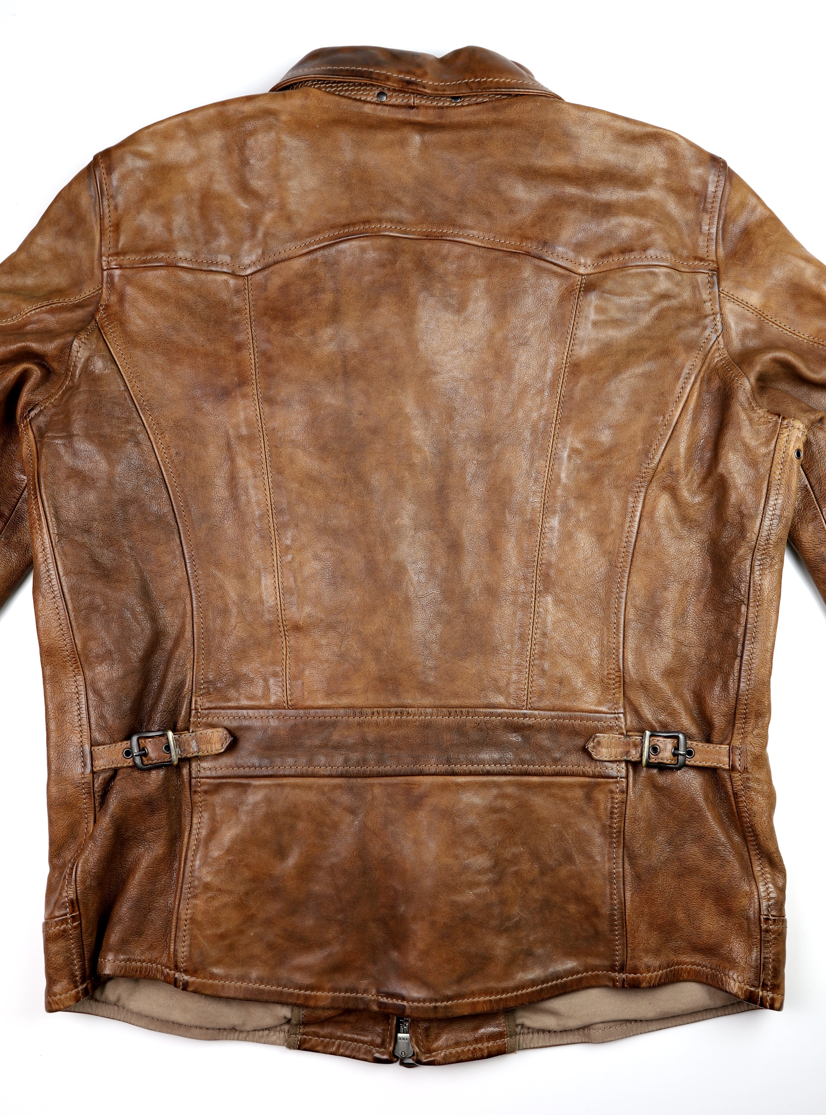 Thedi Aegean Half Belt, size XL, Light Brown Buffalo