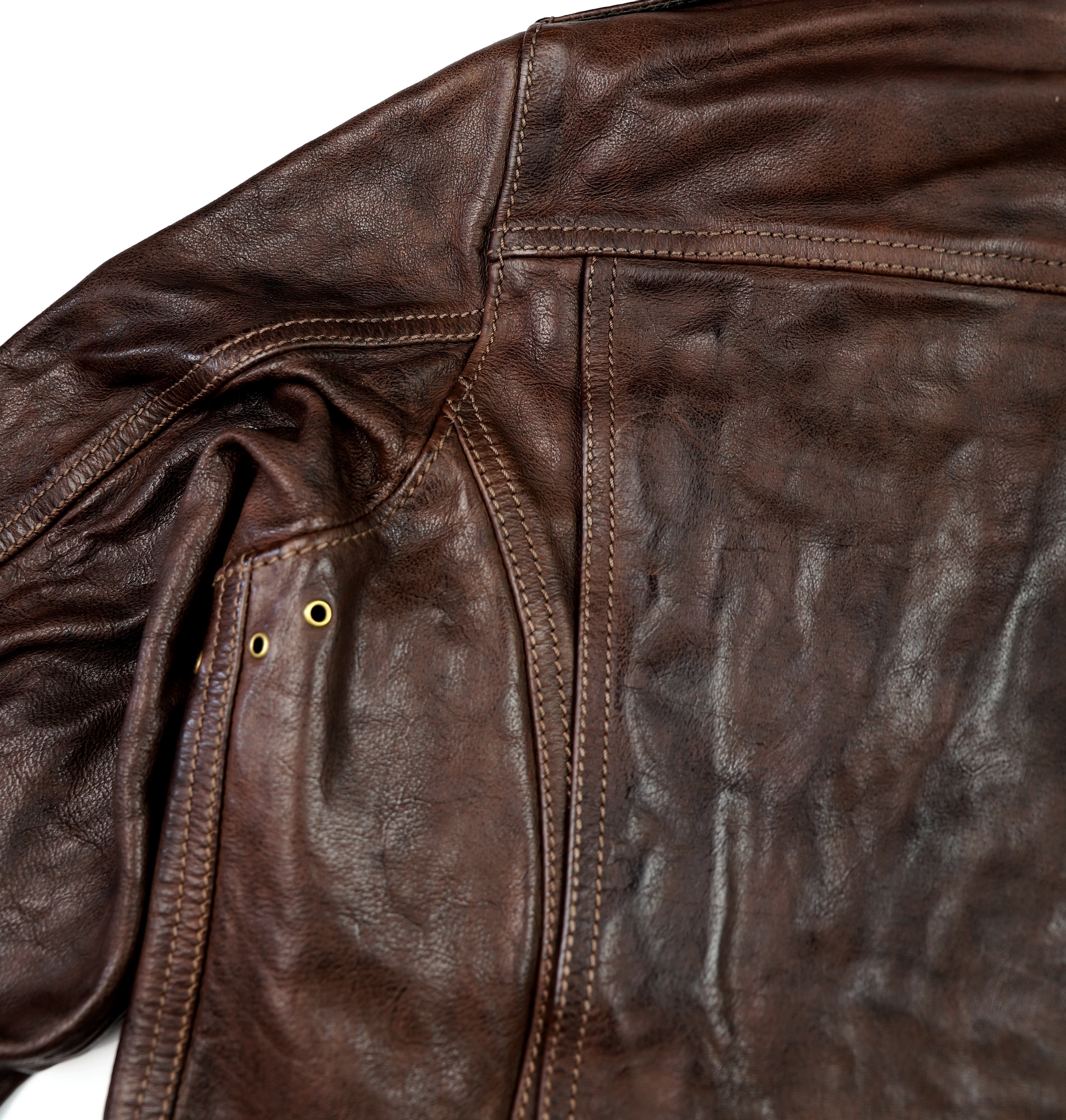 Thedi Atlas Deluxe Half Belt, size Large, Hand Dyed Cocoa Buffalo