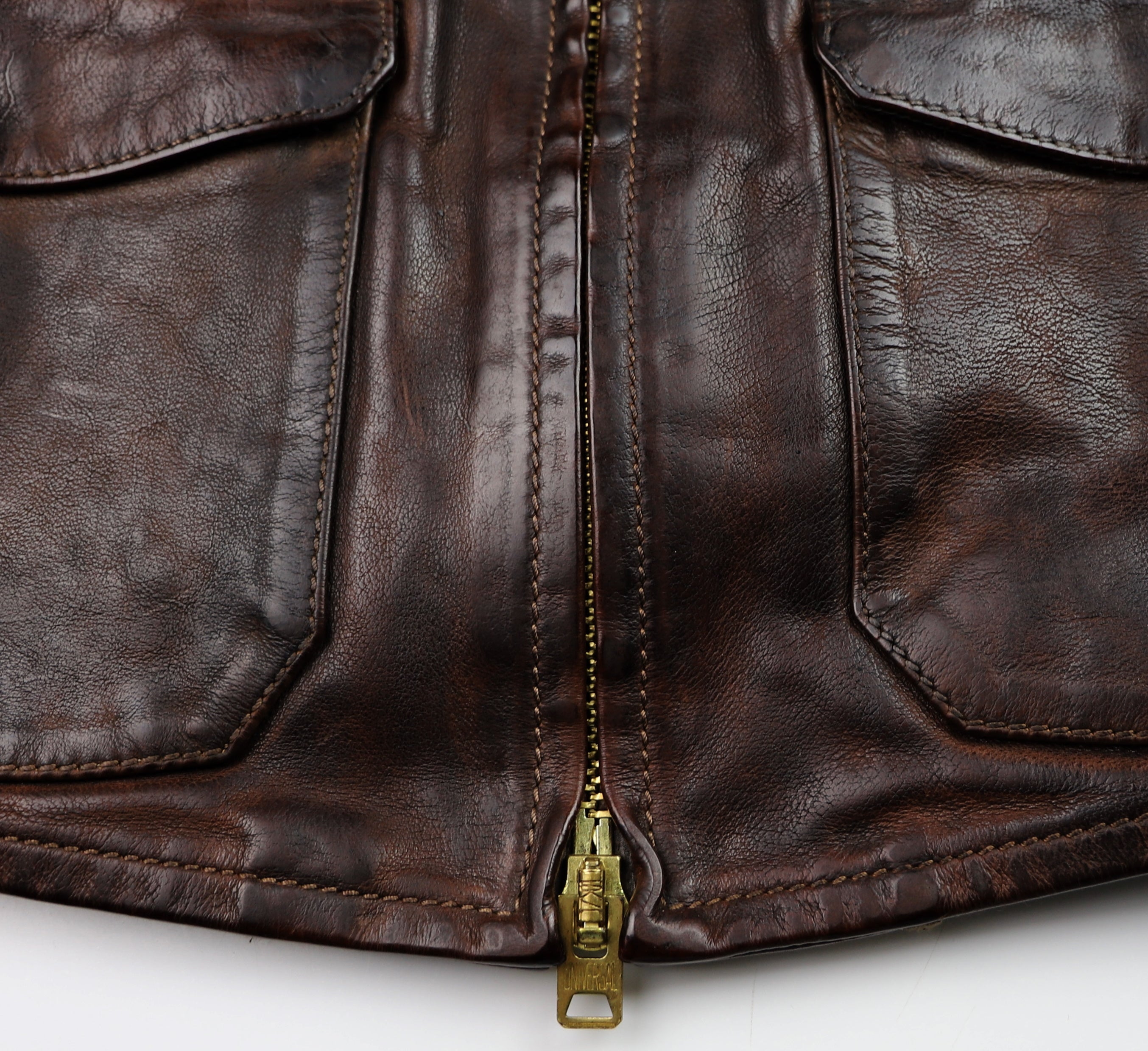 Thedi Atlas Deluxe Half Belt, size Medium, Hand Dyed Cocoa Buffalo