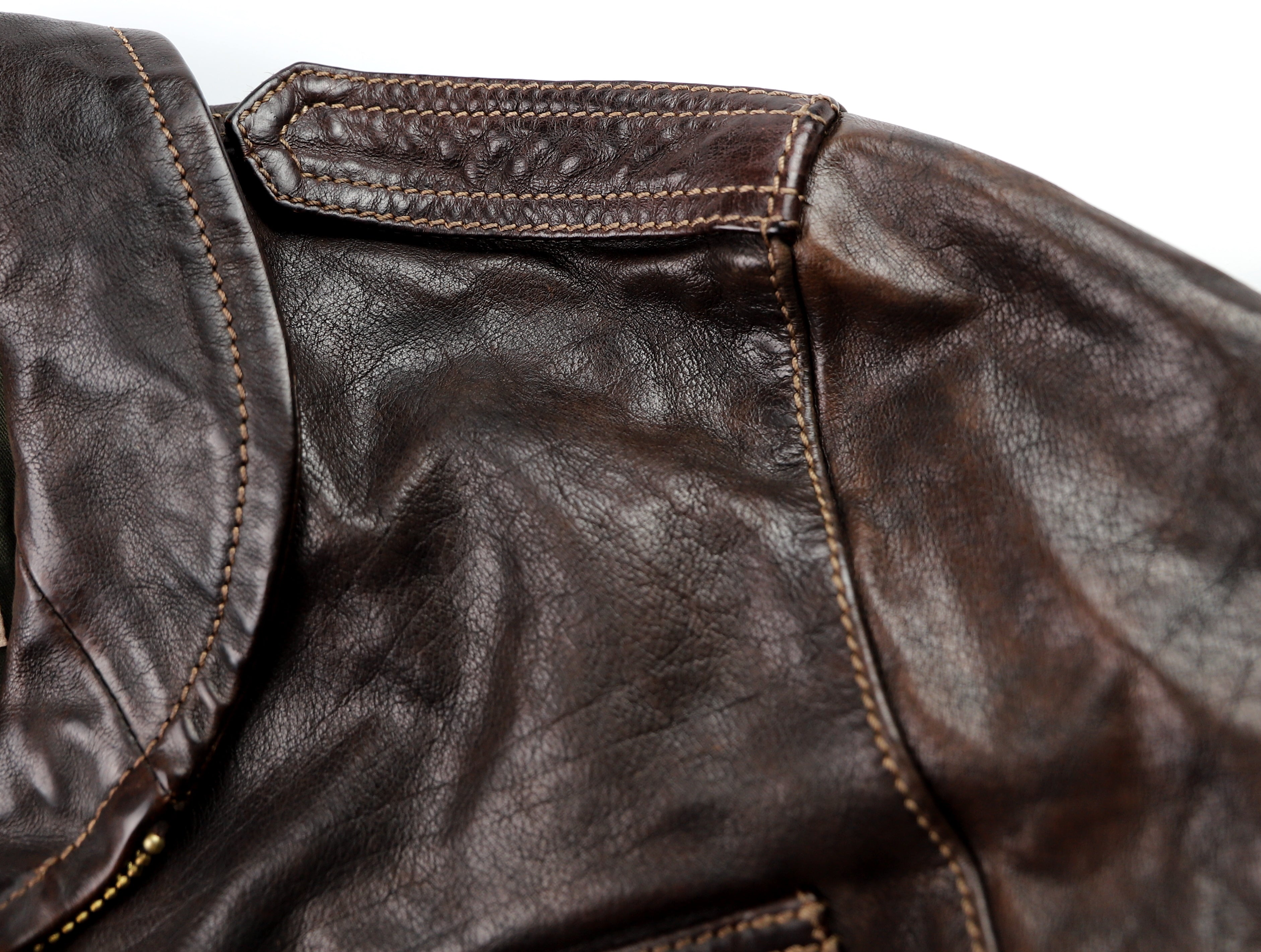 Thedi Atlas Deluxe Half Belt, size Large, Hand Dyed Cocoa Buffalo