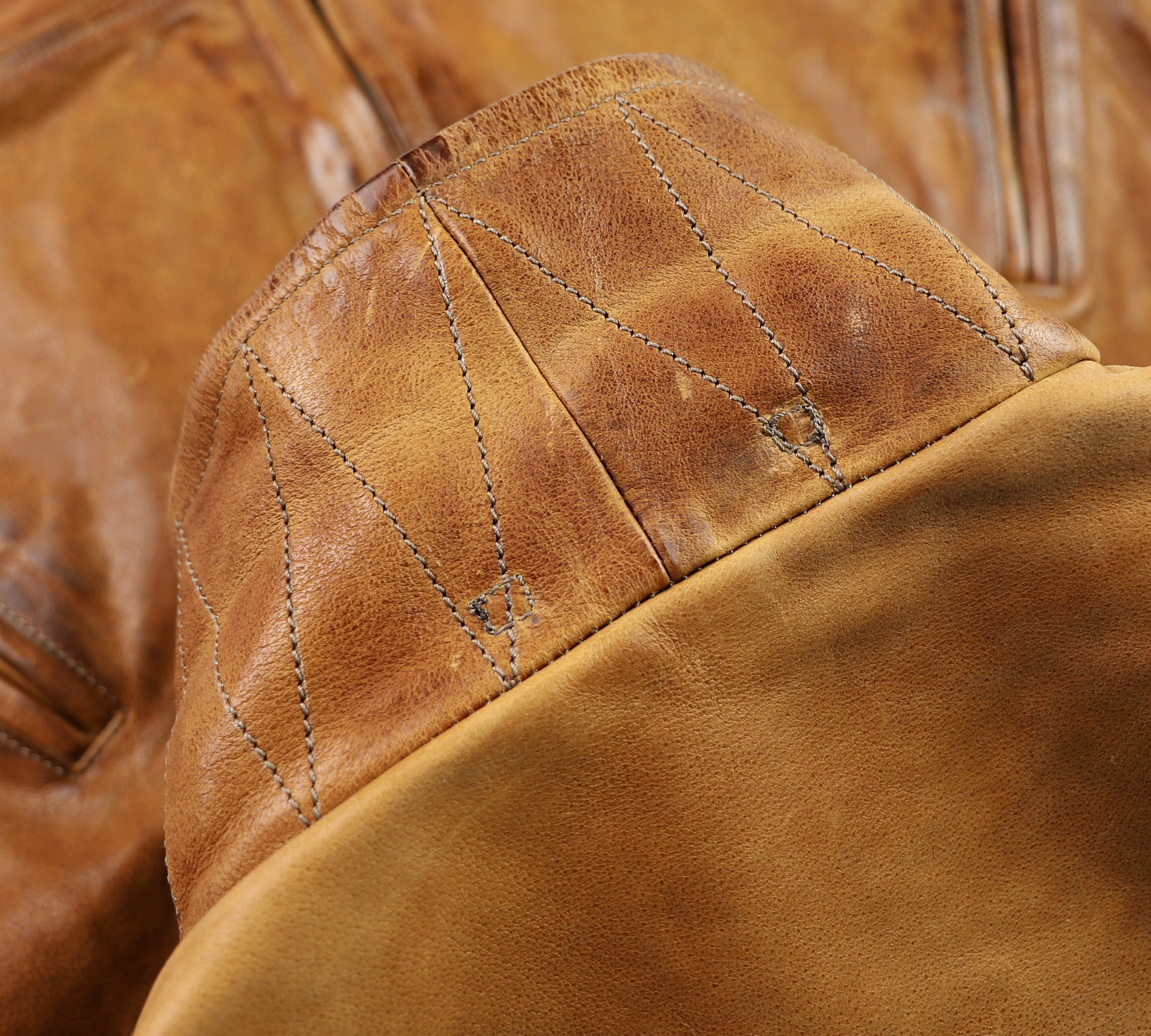 Thedi Markos Zip-Up Shawl Collar Jacket, size Large, Cuoio Buffalo