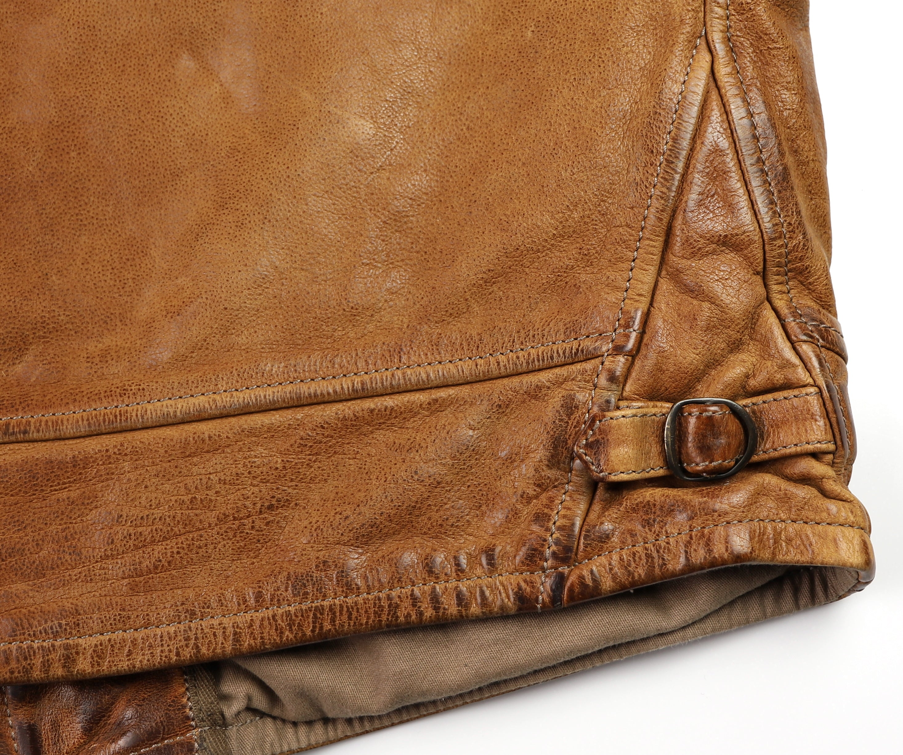 Thedi Markos Zip-Up Shawl Collar Jacket, size Large, Cuoio Buffalo