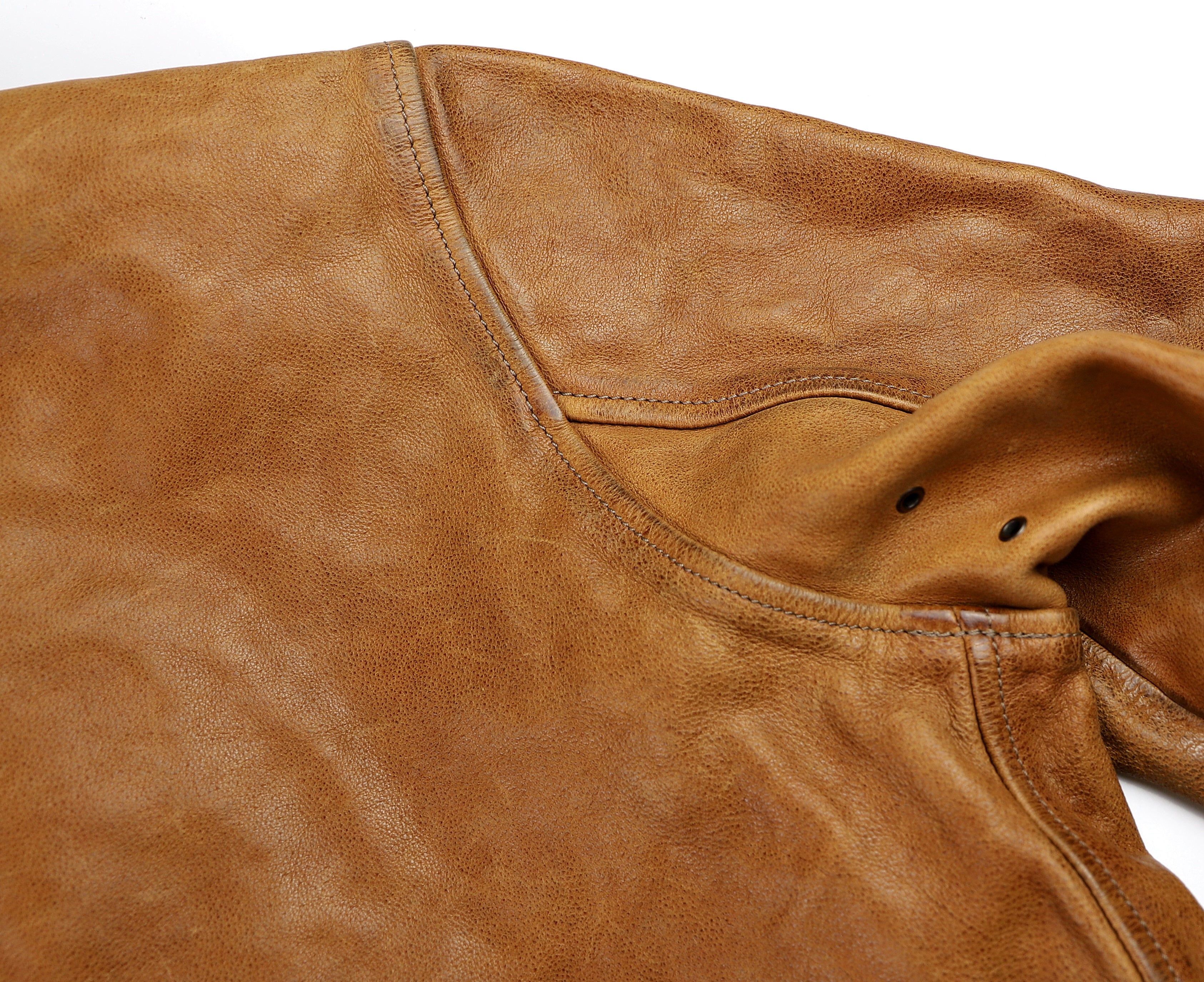 Thedi Markos Zip-Up Shawl Collar Jacket, size Large, Cuoio Buffalo