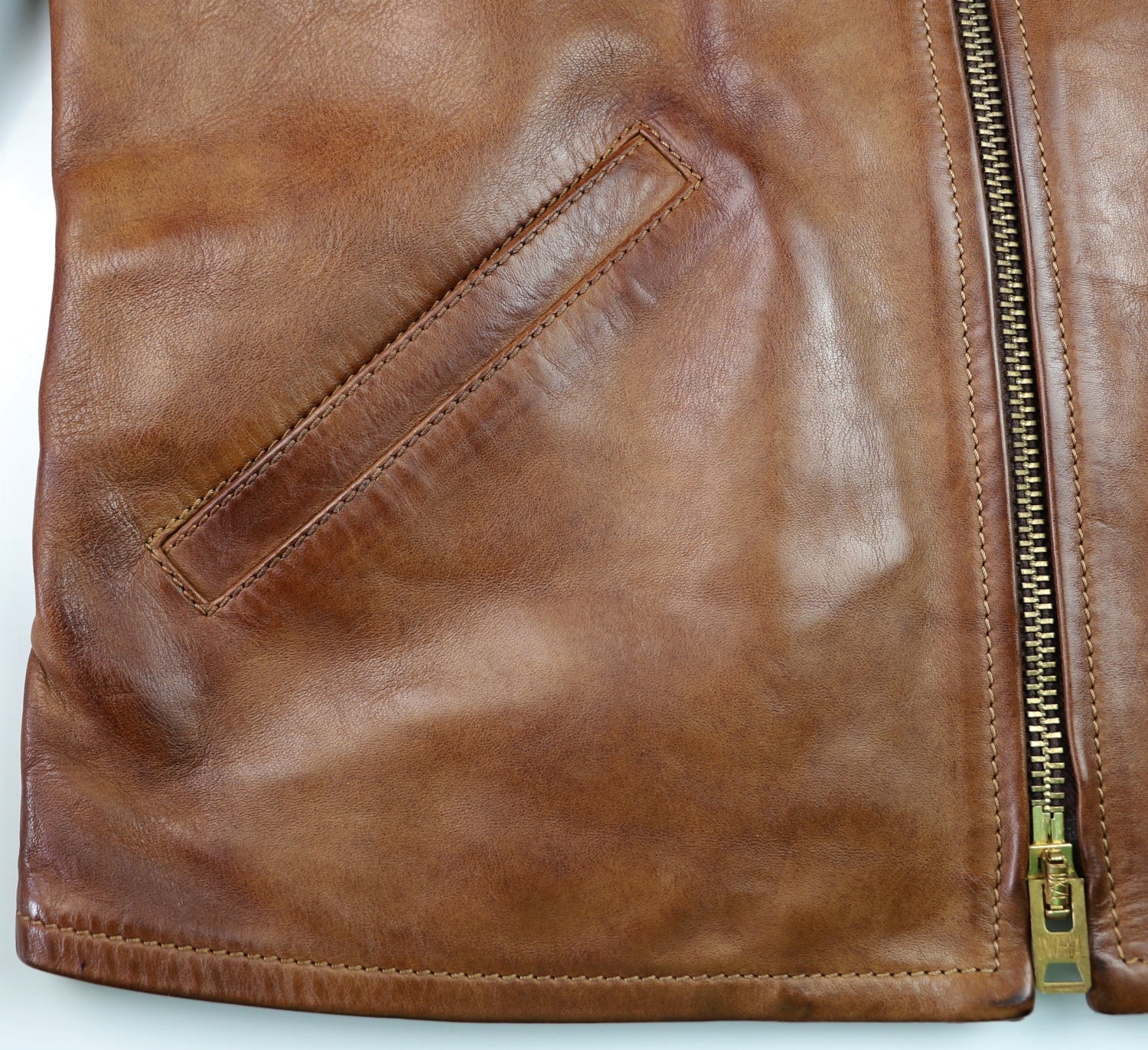 Thedi Memphis Jacket, size Small, Bruciato Horsehide