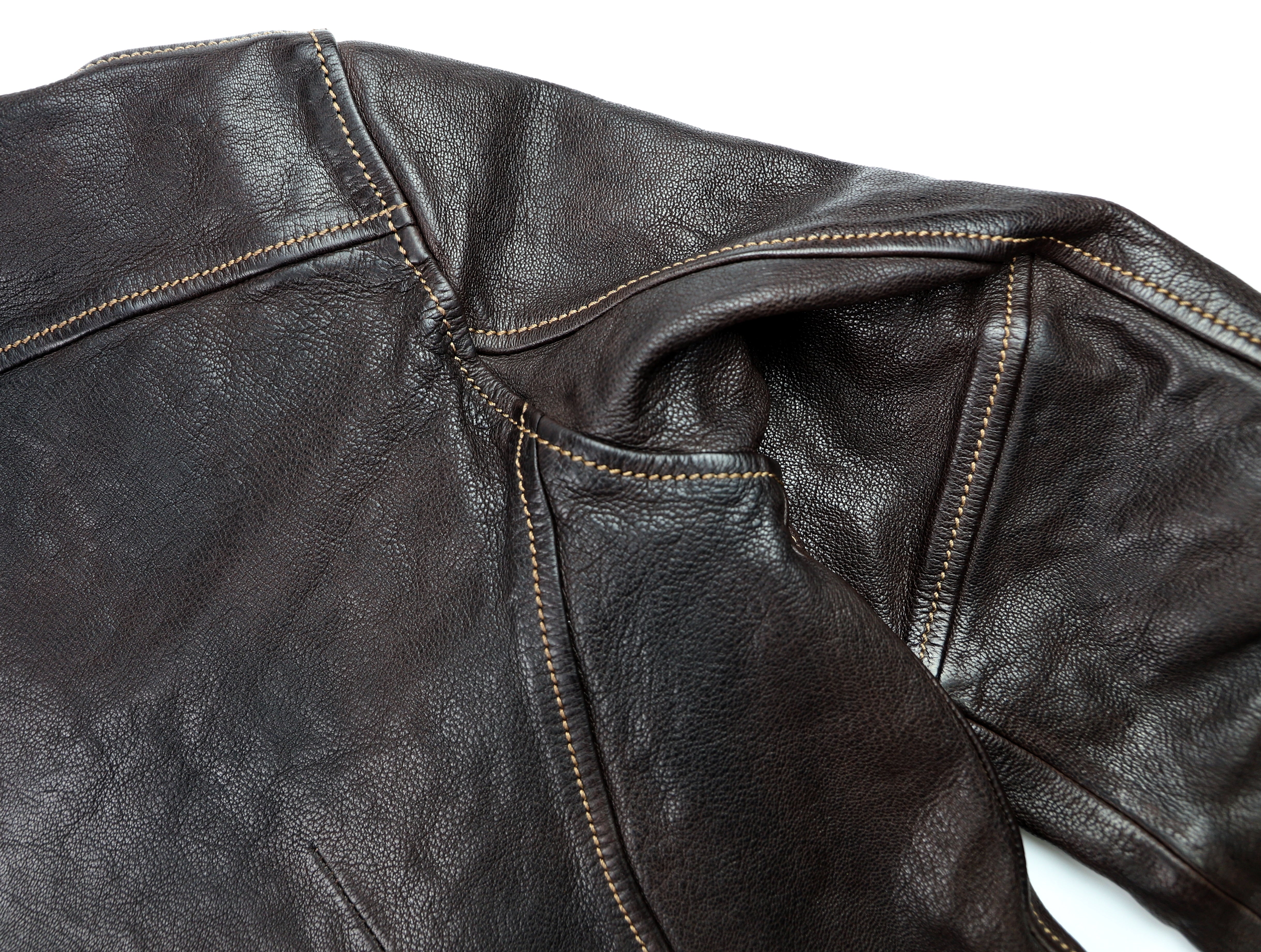 Thedi Evander Crosszip Half Belt, size Medium, Brown Goatskin