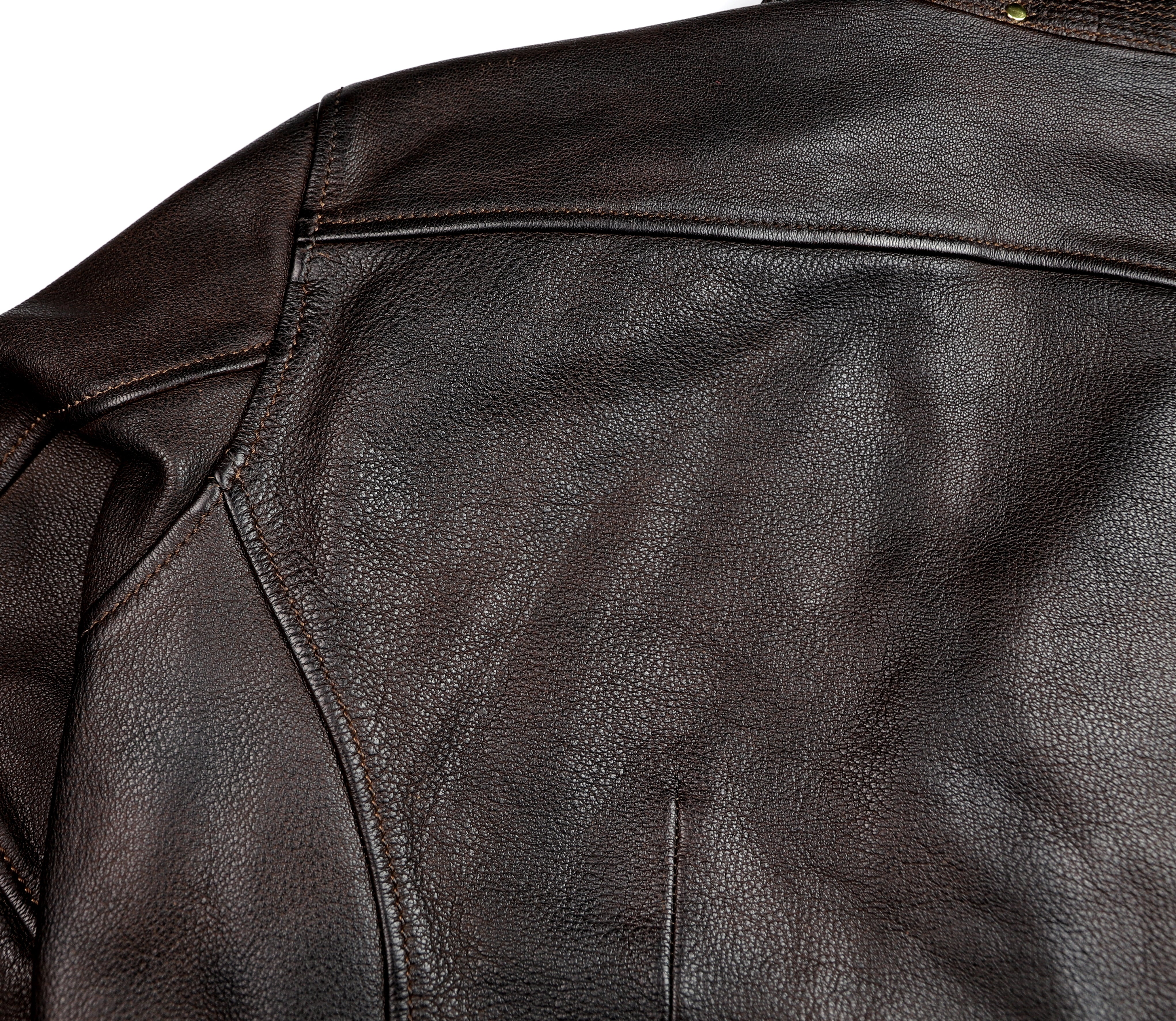 Thedi Evander Crosszip Half Belt, size Large, Brown Goatskin