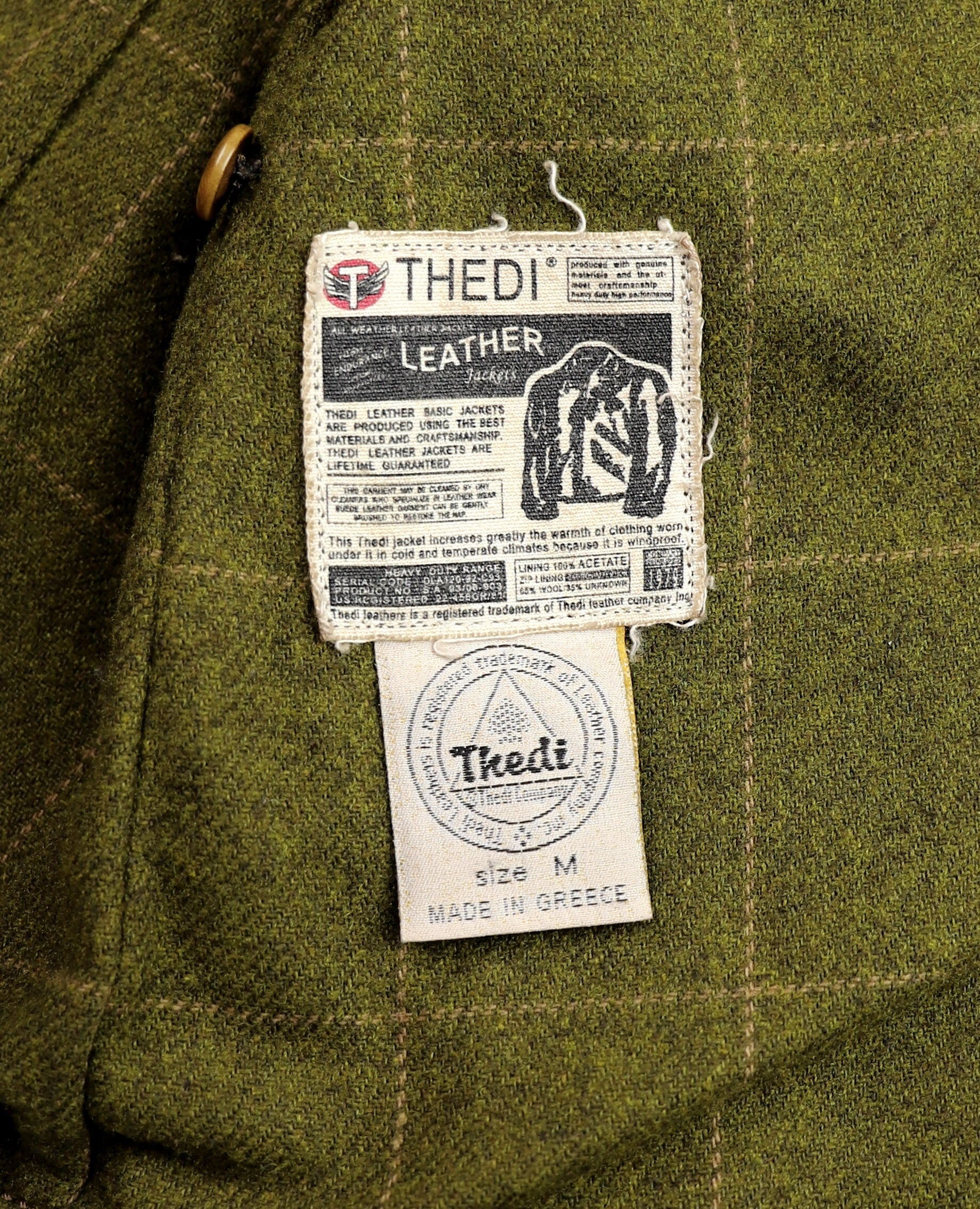 Thedi Evander Crosszip Half Belt, size Medium, Brown Goatskin