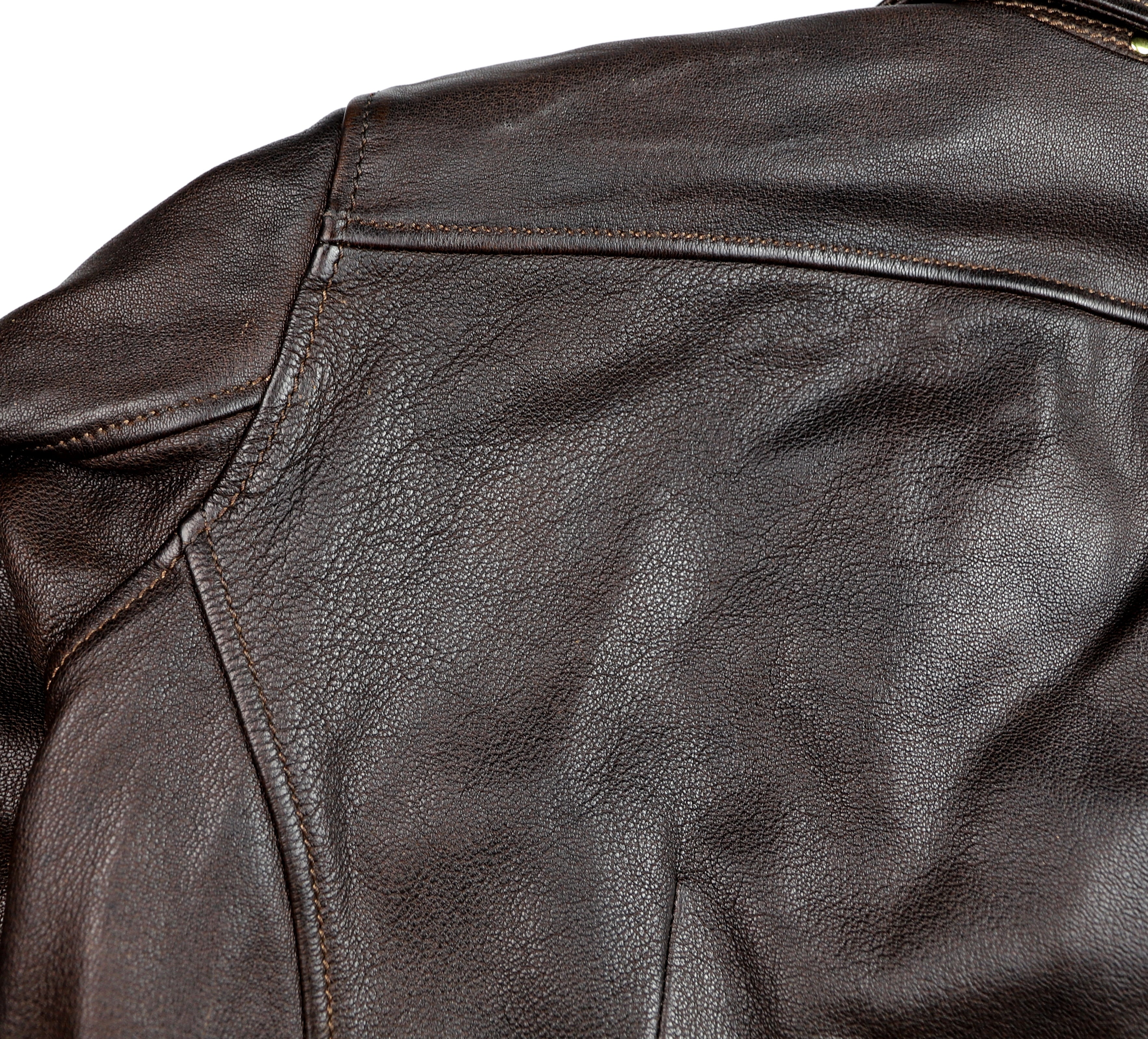 Thedi Evander Crosszip Half Belt, size Medium, Brown Goatskin