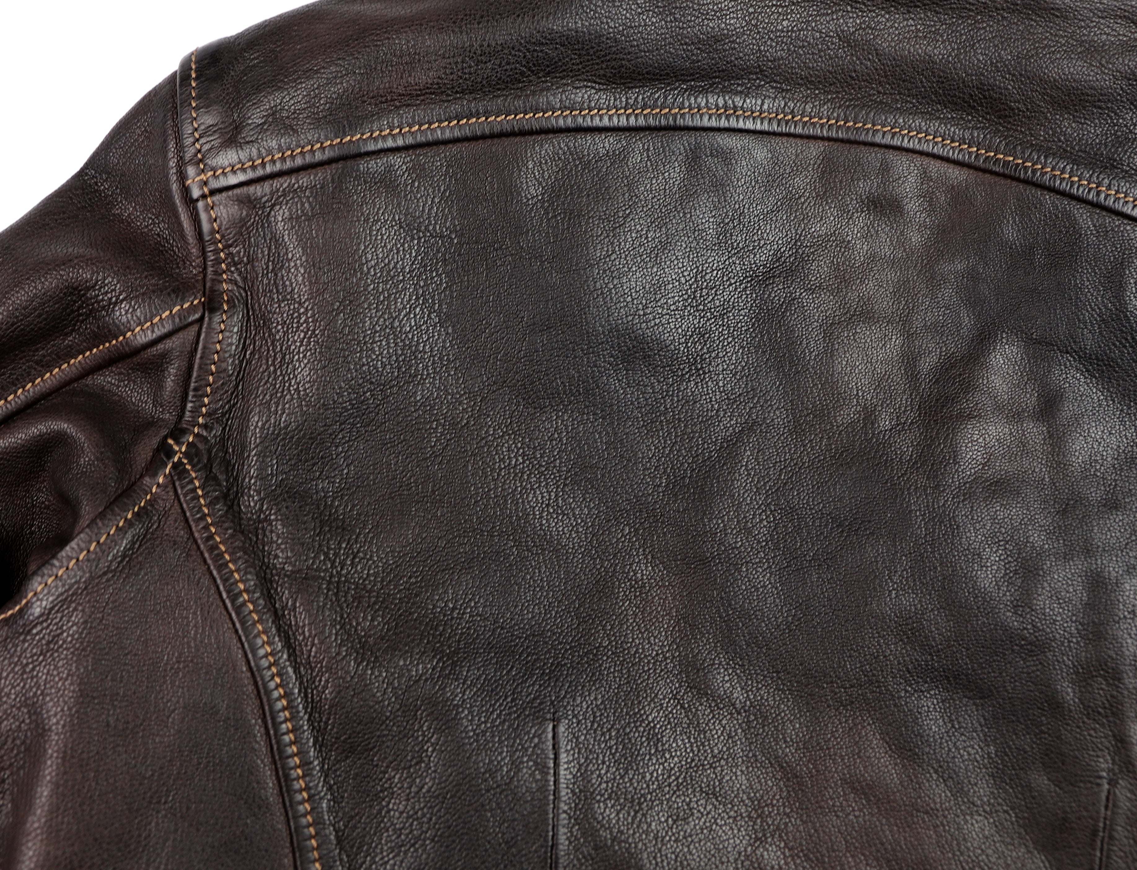 Thedi Evander Crosszip Half Belt, size XL, Brown Goatskin