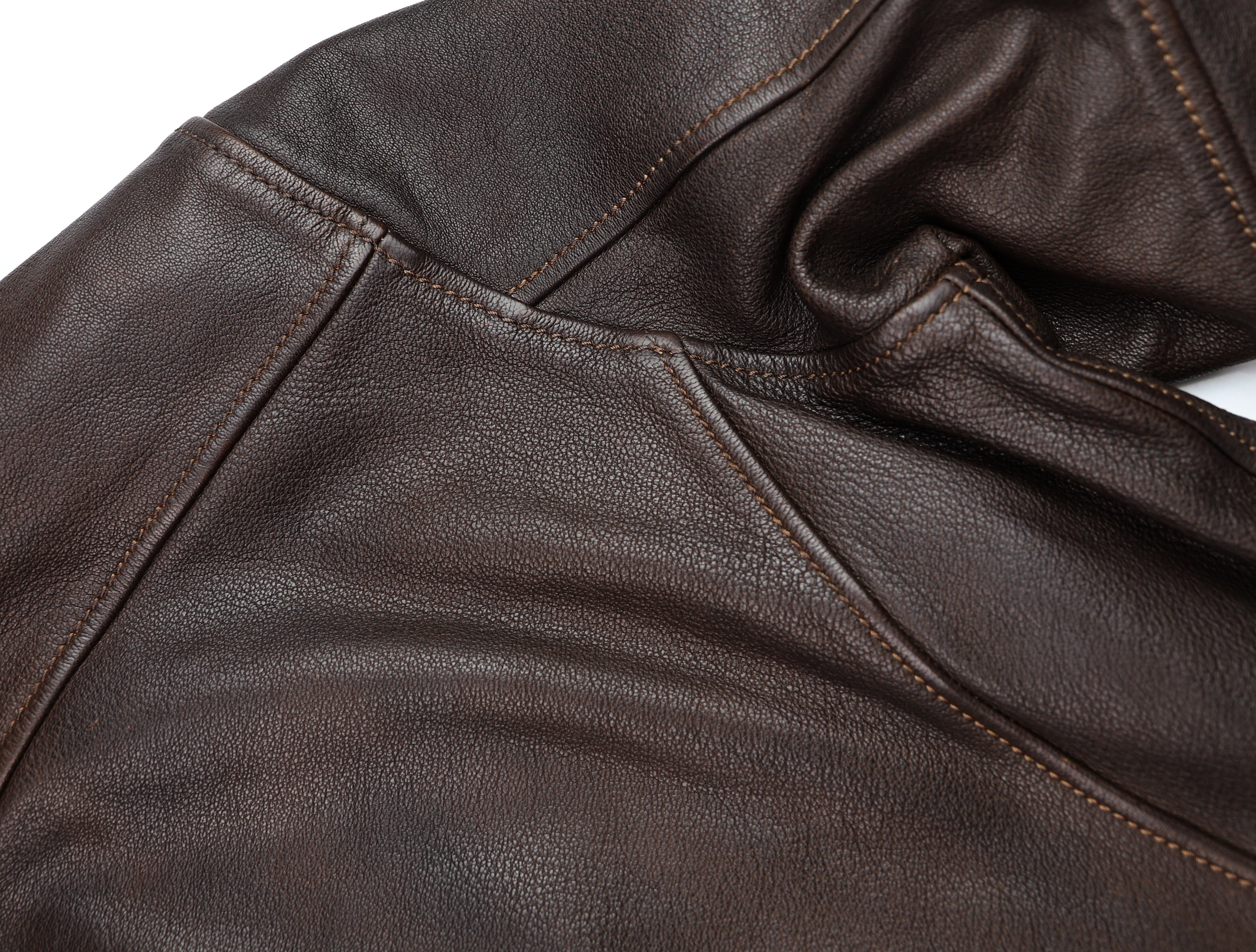 Thedi Evander Crosszip Half Belt, size XL, Brown Goatskin