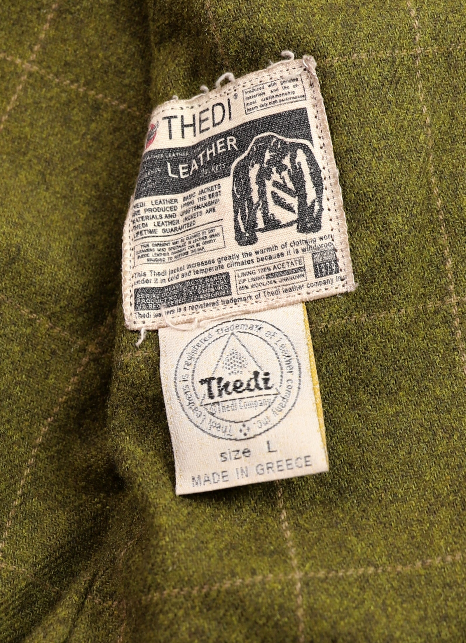 Thedi Evander Crosszip Half Belt, size Large, Brown Goatskin