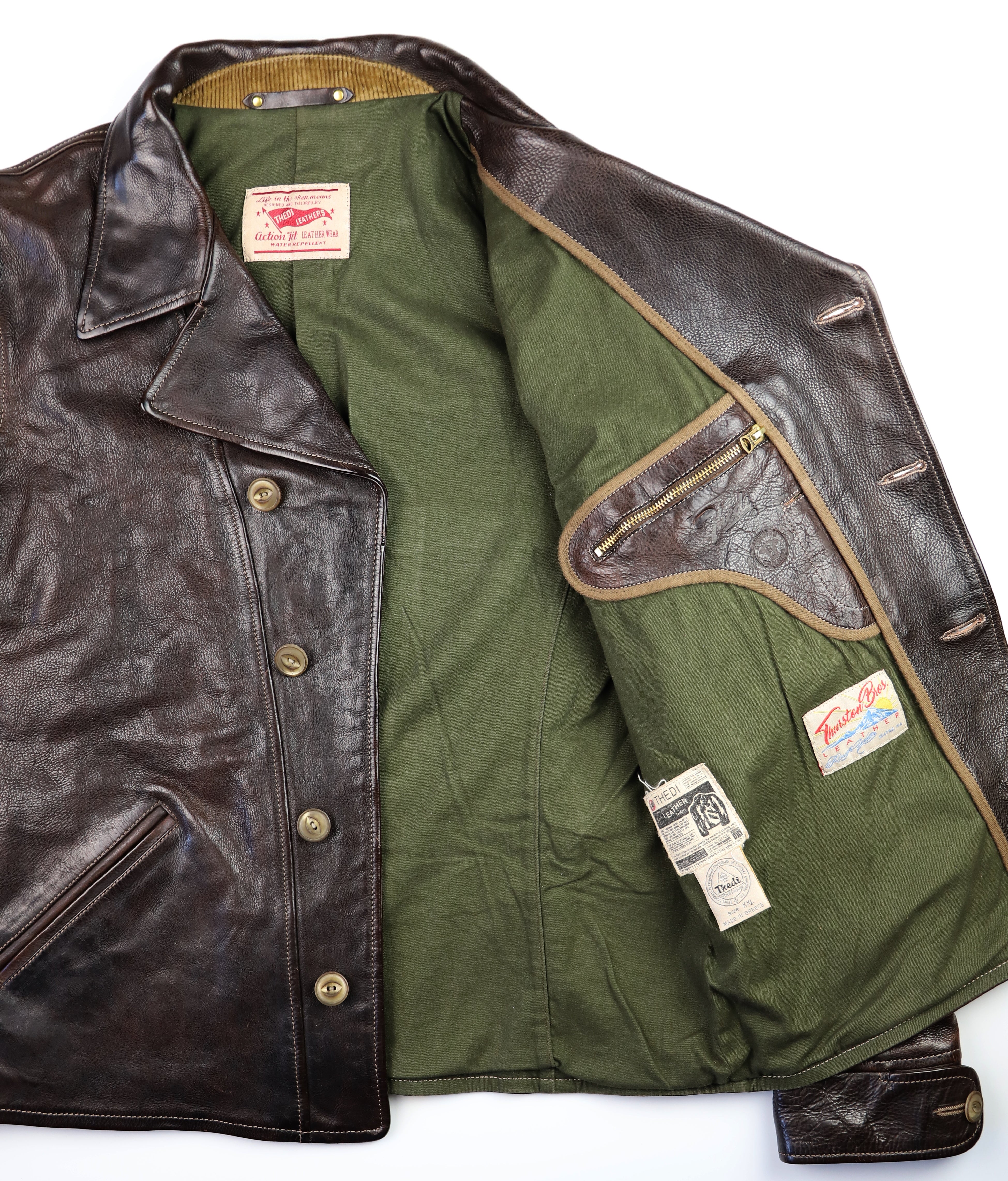 Thedi Hektor Half Belt, size XXL, Brown Canneto Cowhide