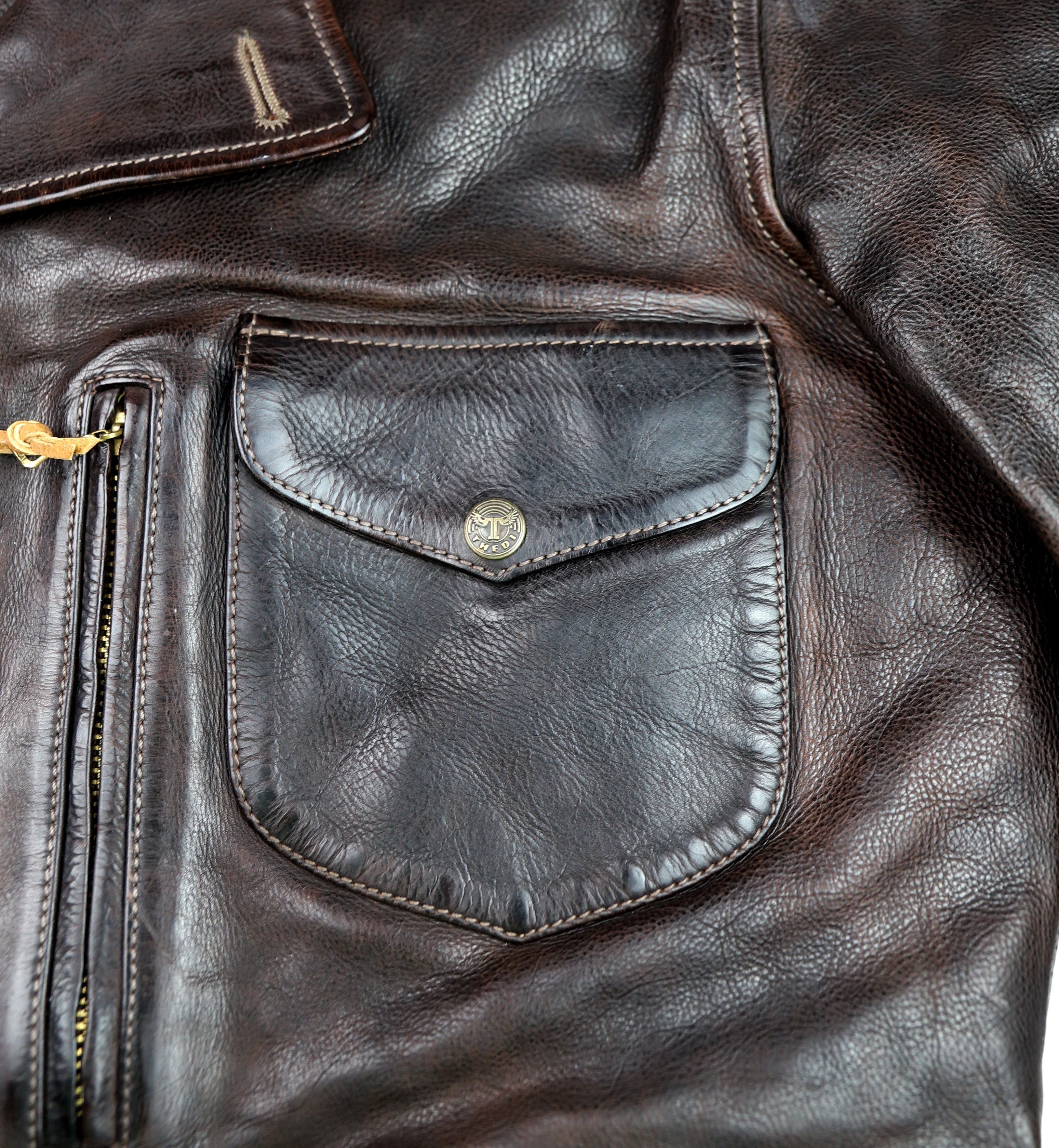 Thedi Hektor Half Belt, size XL, Brown Canneto Cowhide