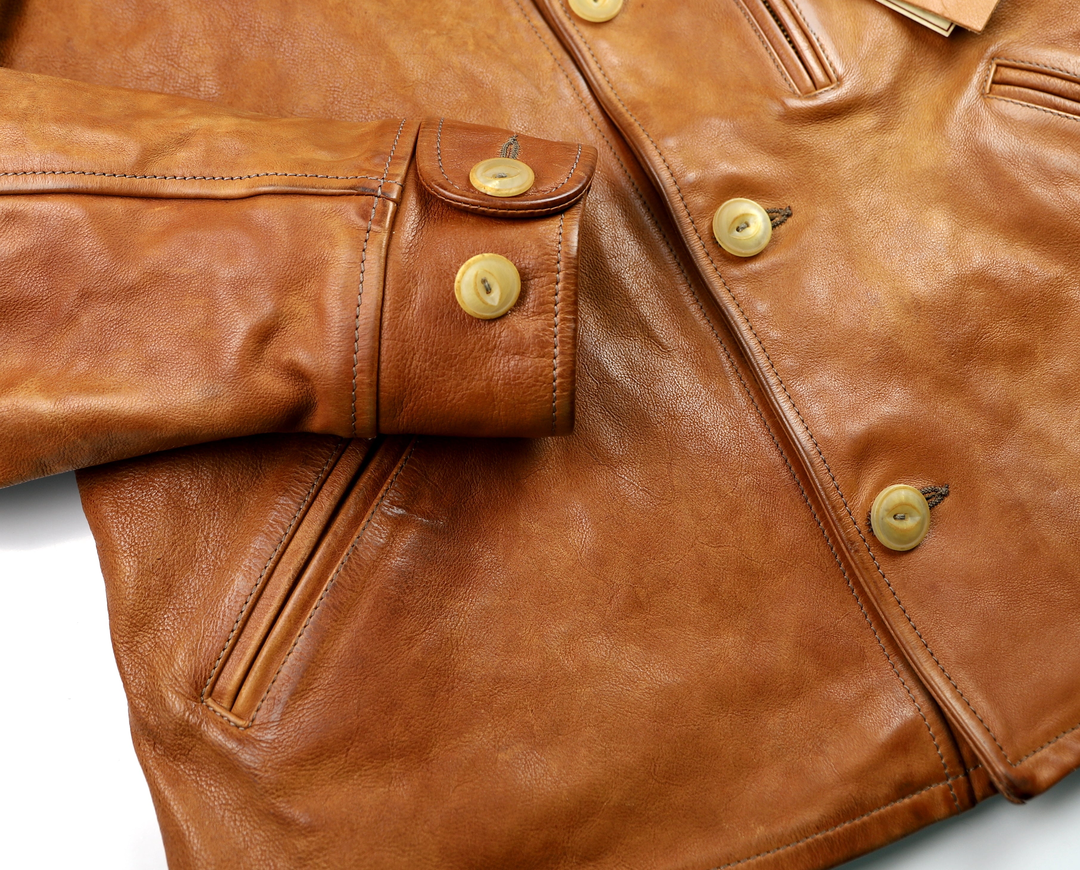 Thedi Hektor Half Belt, size XXL, Cognac Buffalo