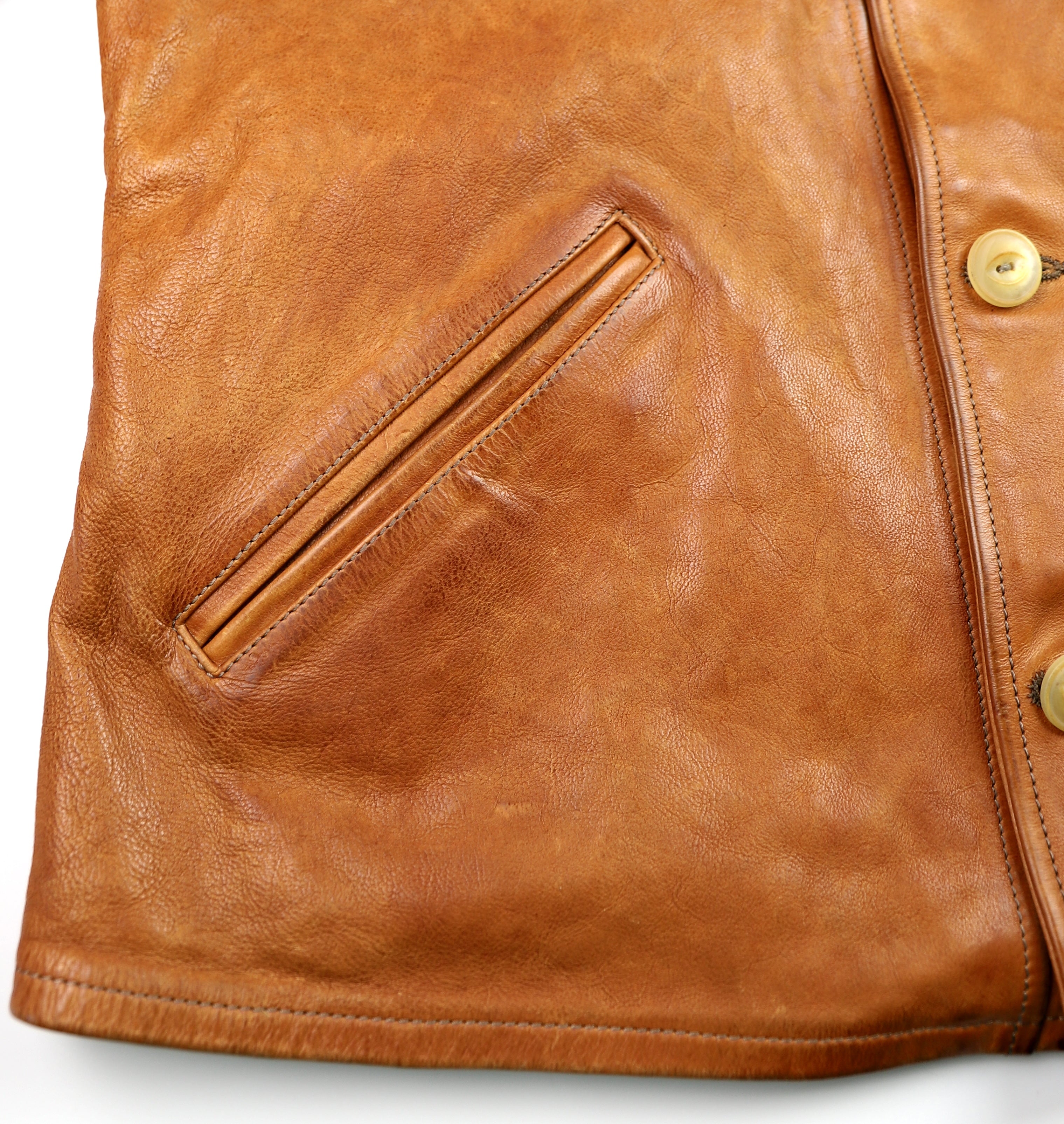 Thedi Hektor Half Belt, size XXL, Cognac Buffalo