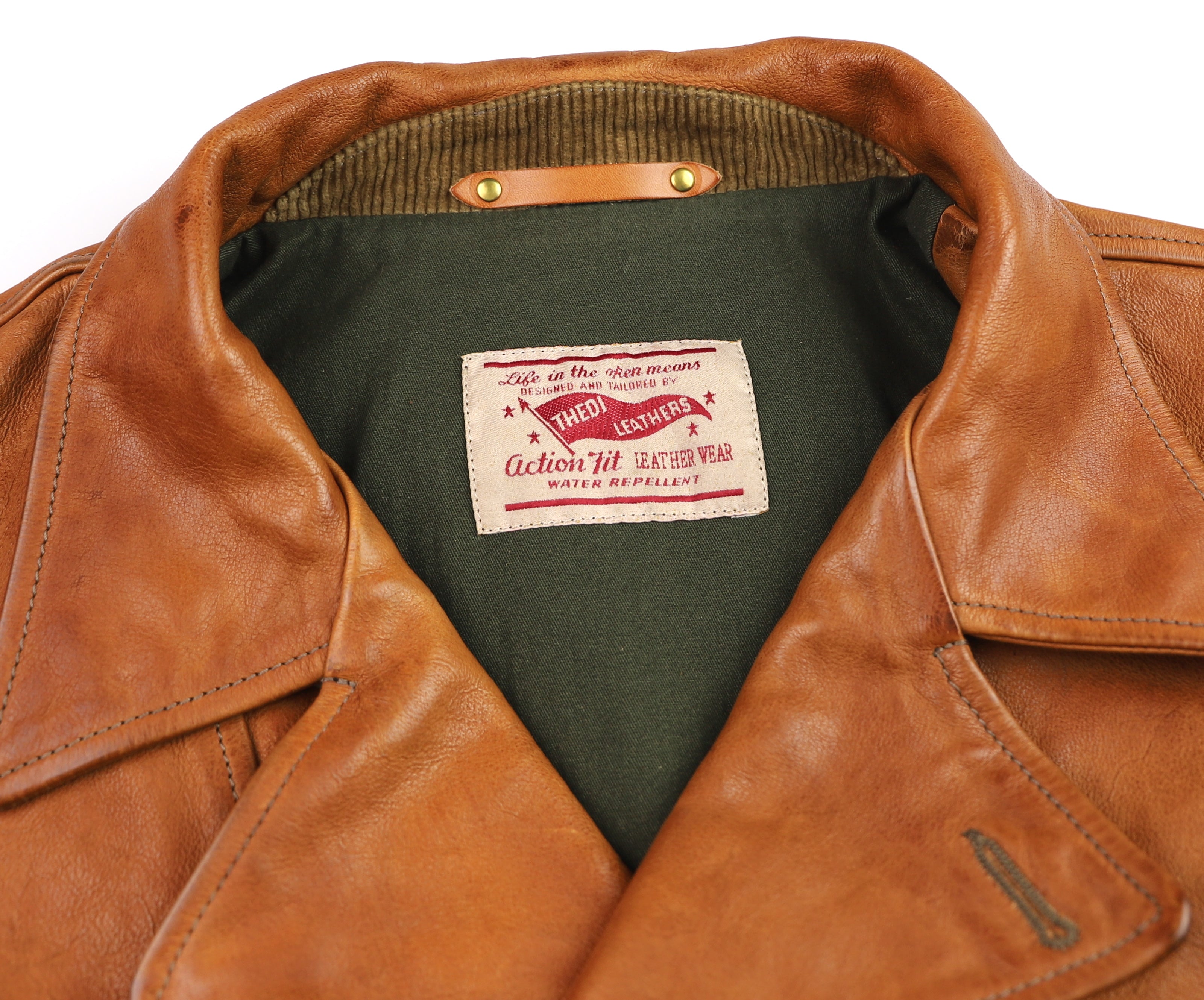 Thedi Hektor Half Belt, size XXL, Cognac Buffalo