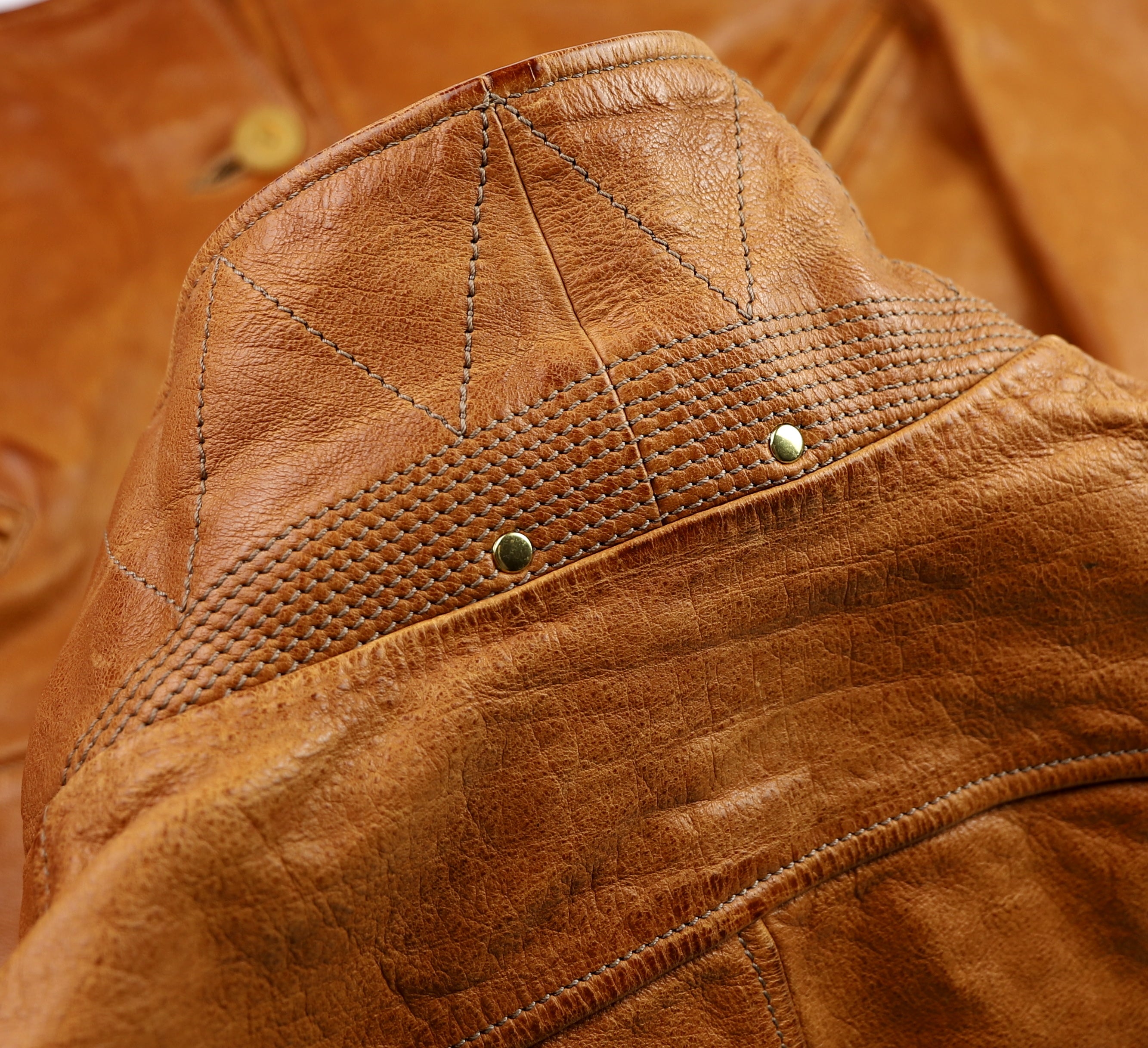 Thedi Hektor Half Belt, size XXL, Cognac Buffalo