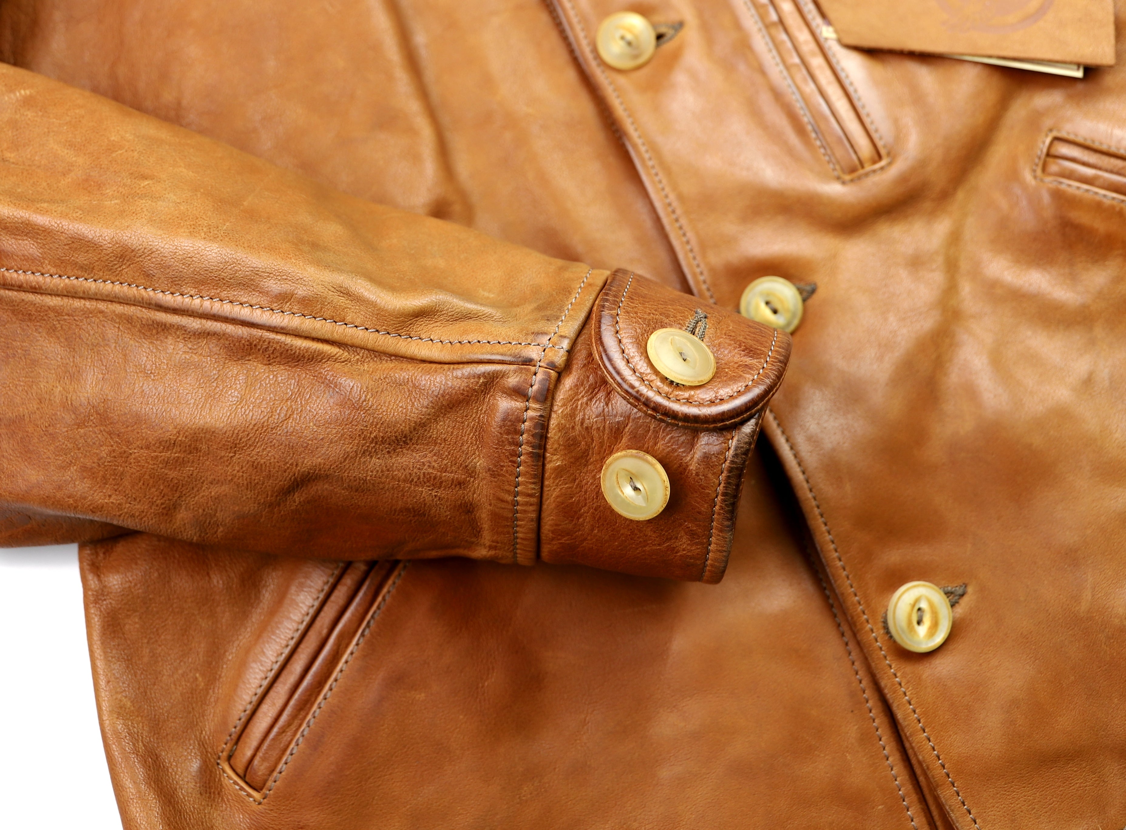 Thedi Hektor Half Belt, size XXL, Cognac Buffalo