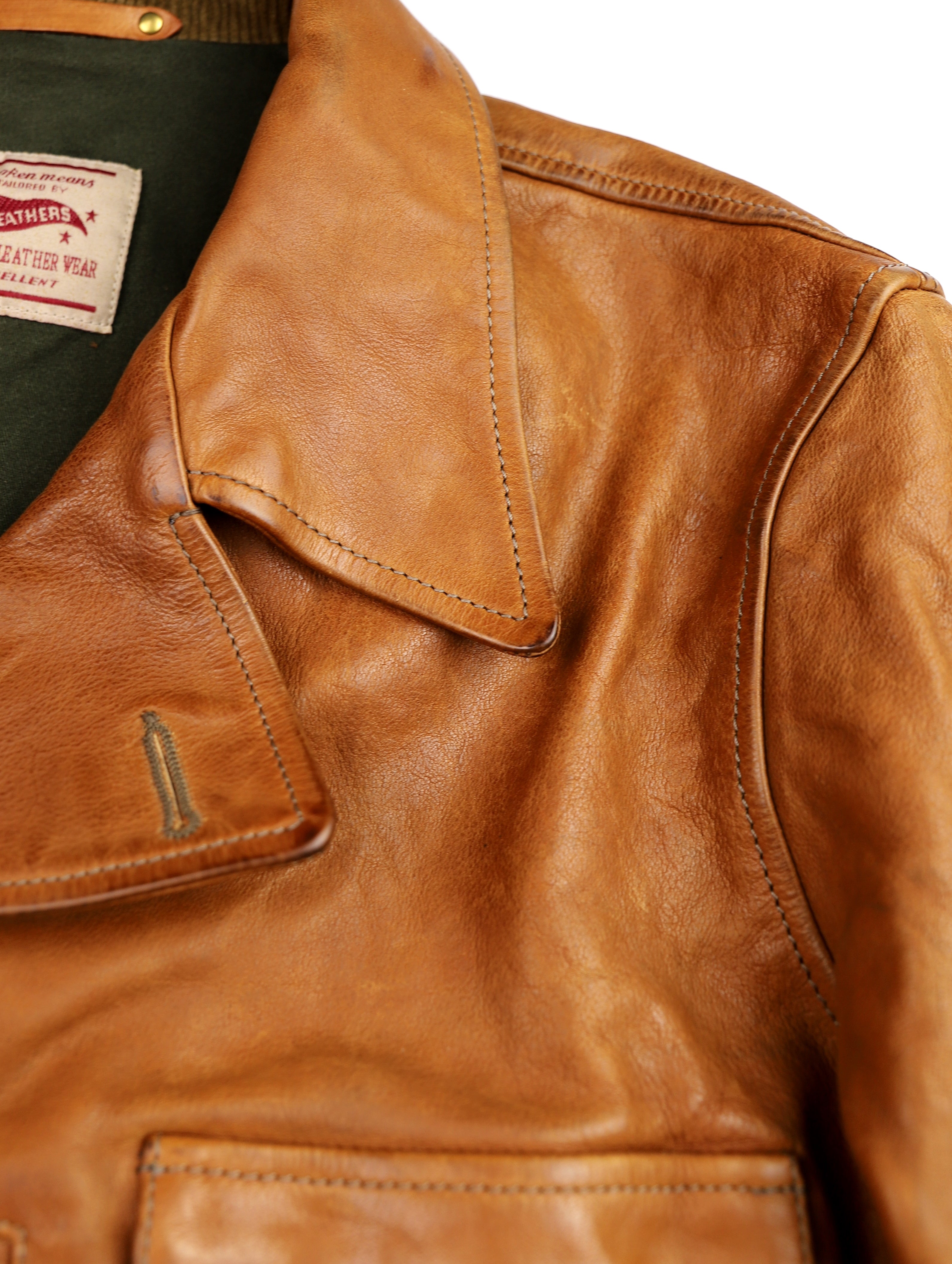 Thedi Hektor Half Belt, size XXL, Cognac Buffalo