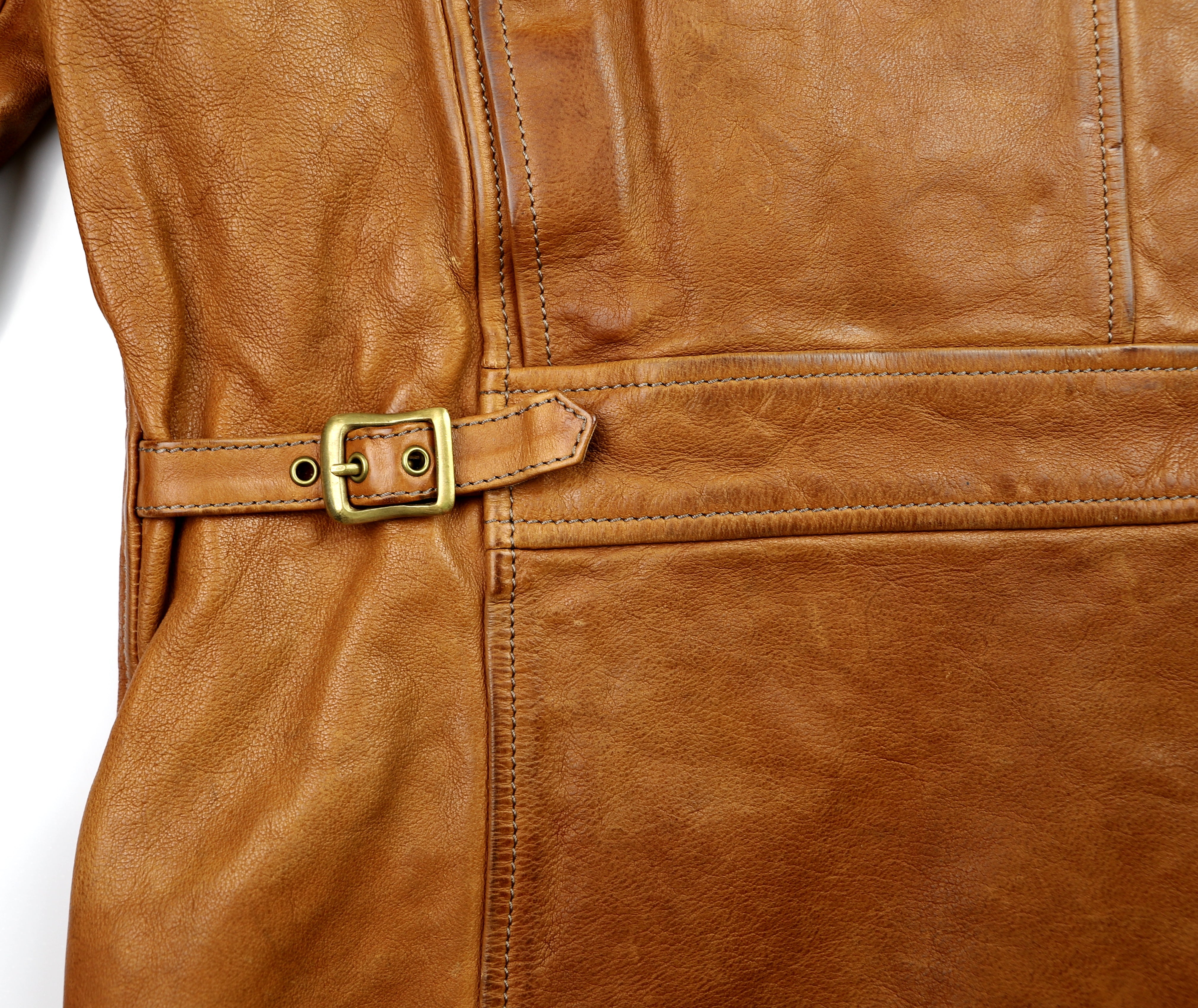 Thedi Hektor Half Belt, size XXL, Cognac Buffalo