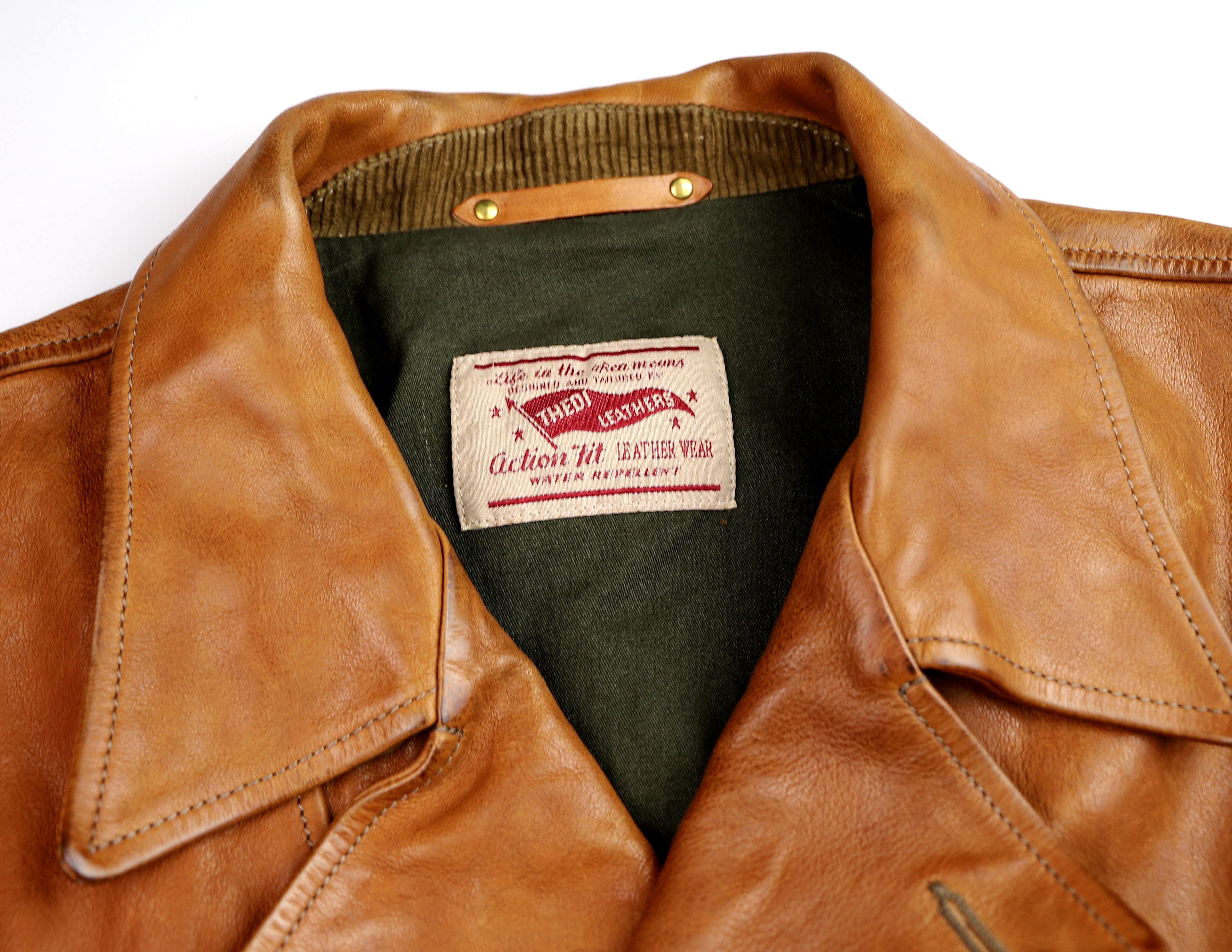 Thedi Hektor Half Belt, size XXL, Cognac Buffalo