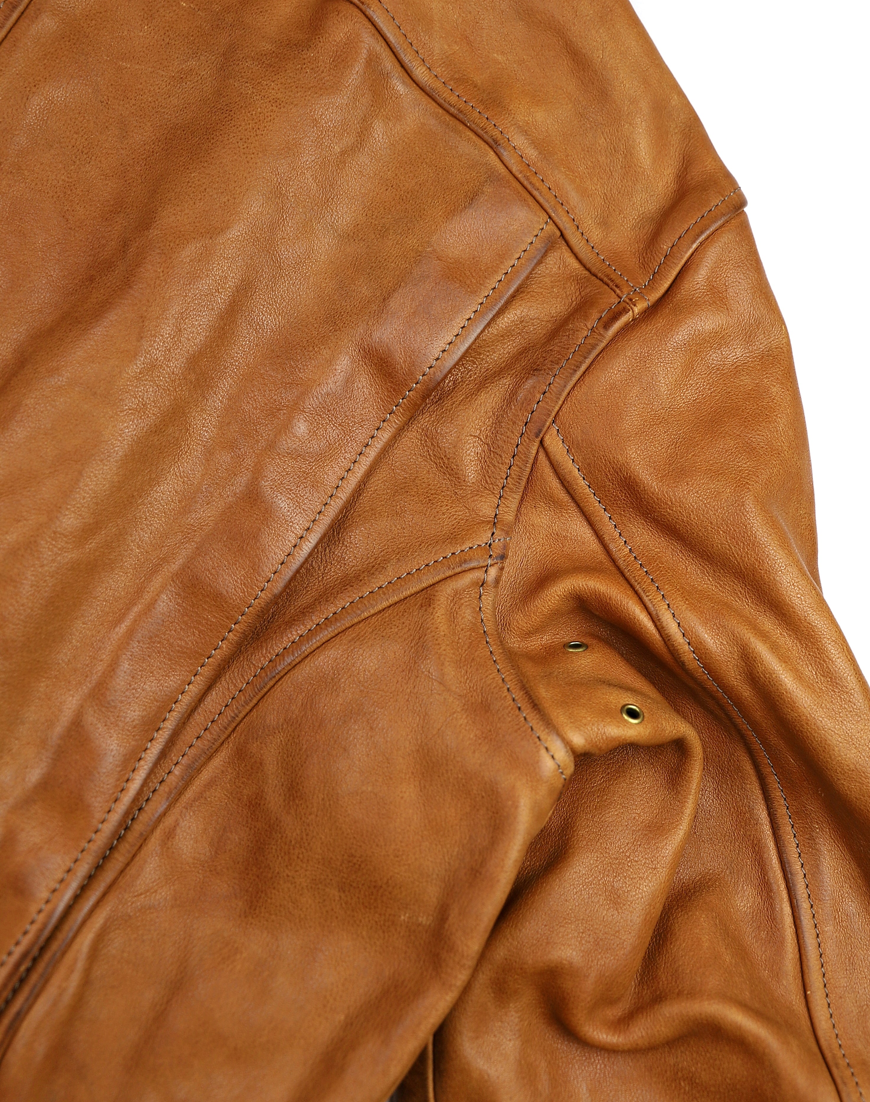 Thedi Hektor Half Belt, size Large, Cognac Buffalo