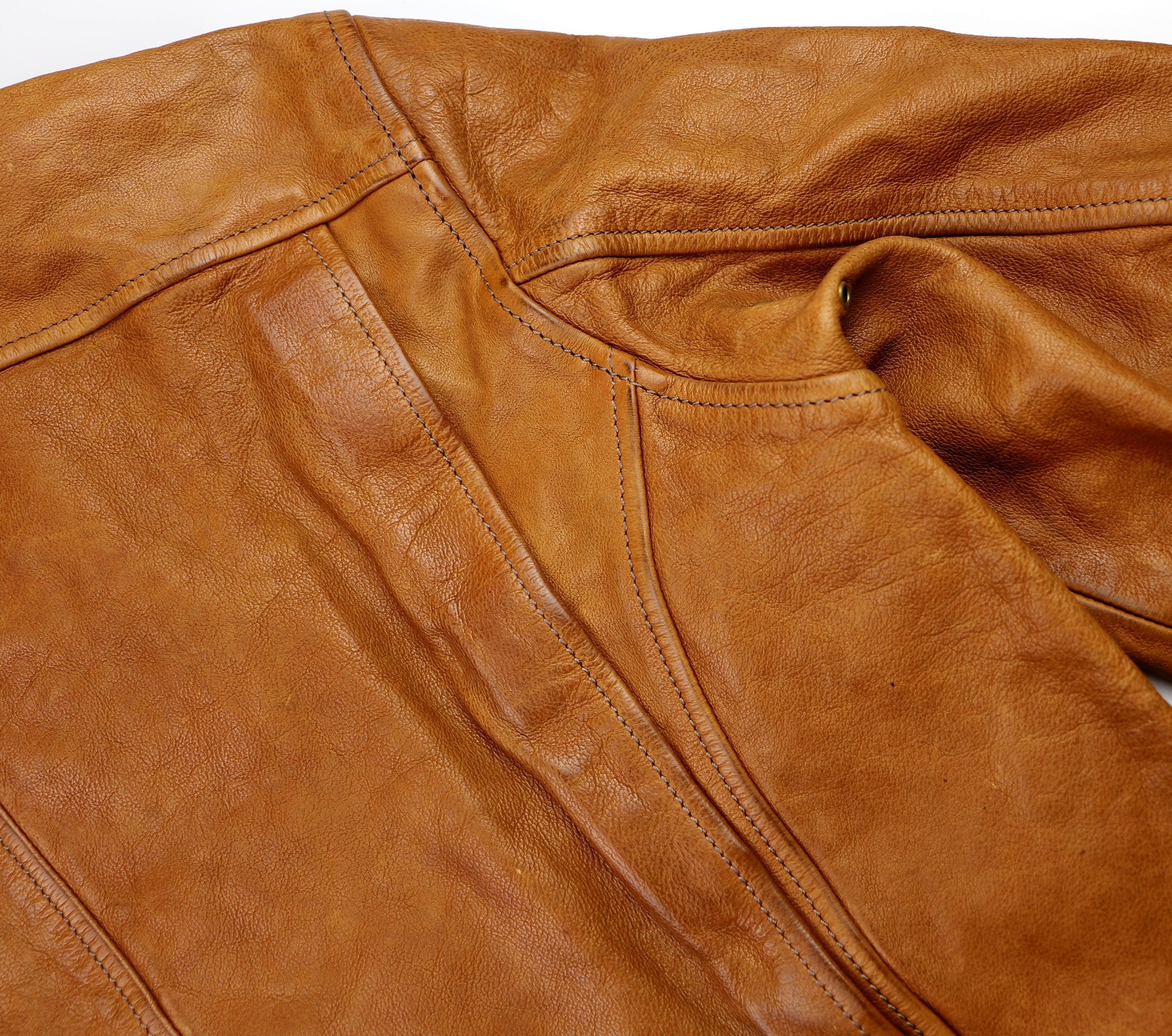 Thedi Hektor Half Belt, size Medium, Cognac Buffalo