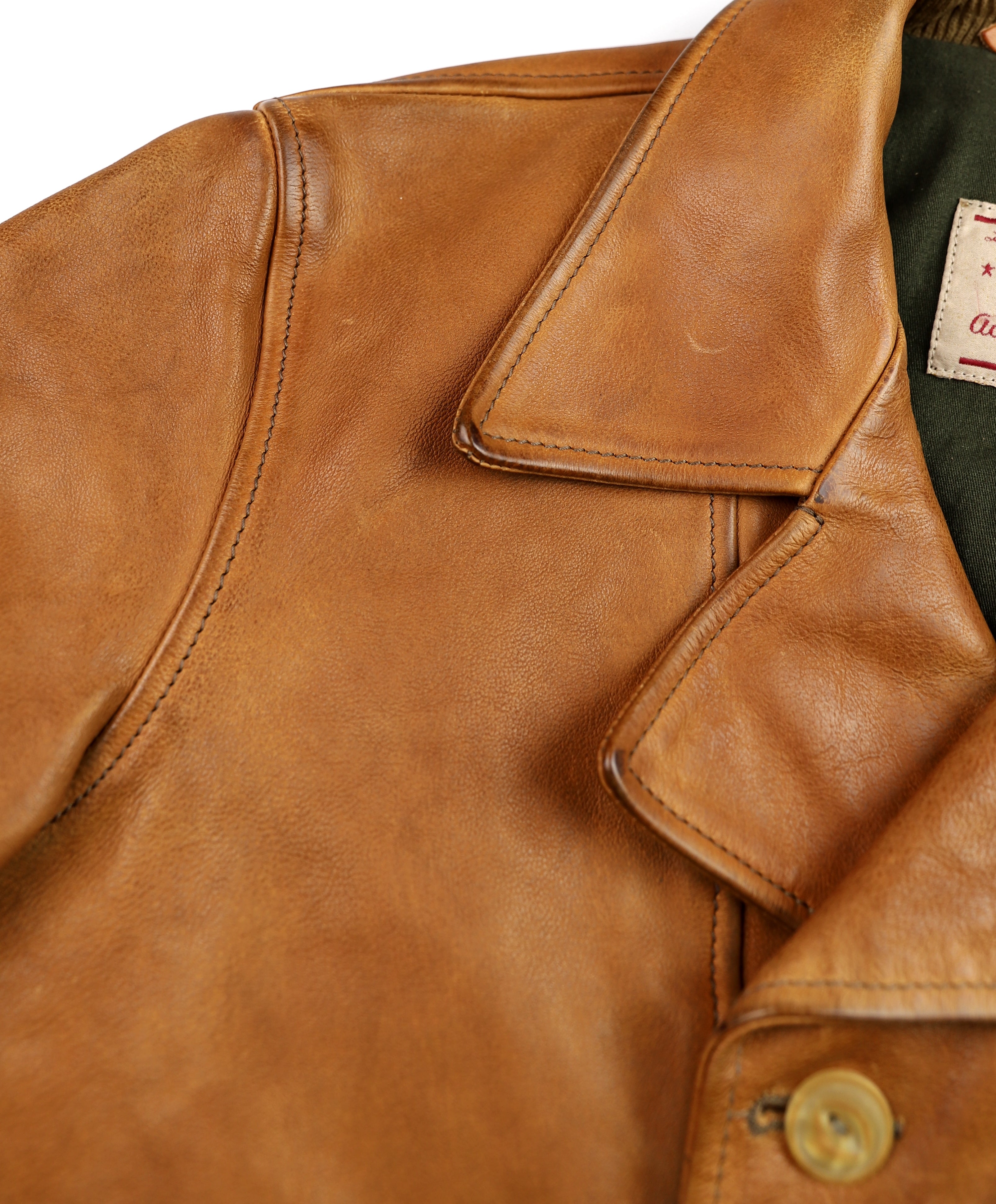 Thedi Hektor Half Belt, size Medium, Cognac Buffalo