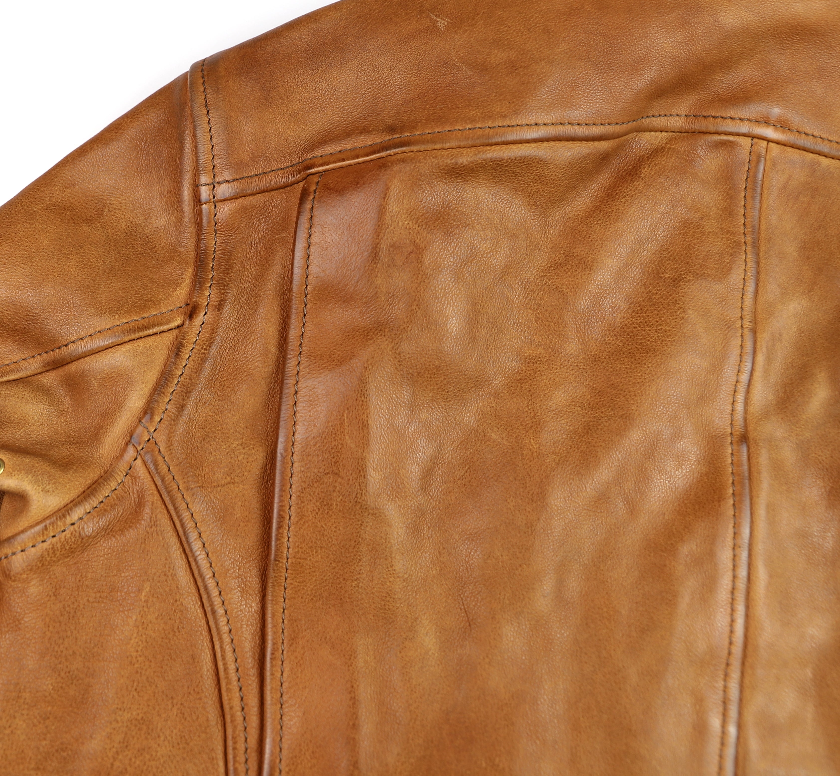 Thedi Hektor Half Belt, size Medium, Cognac Buffalo