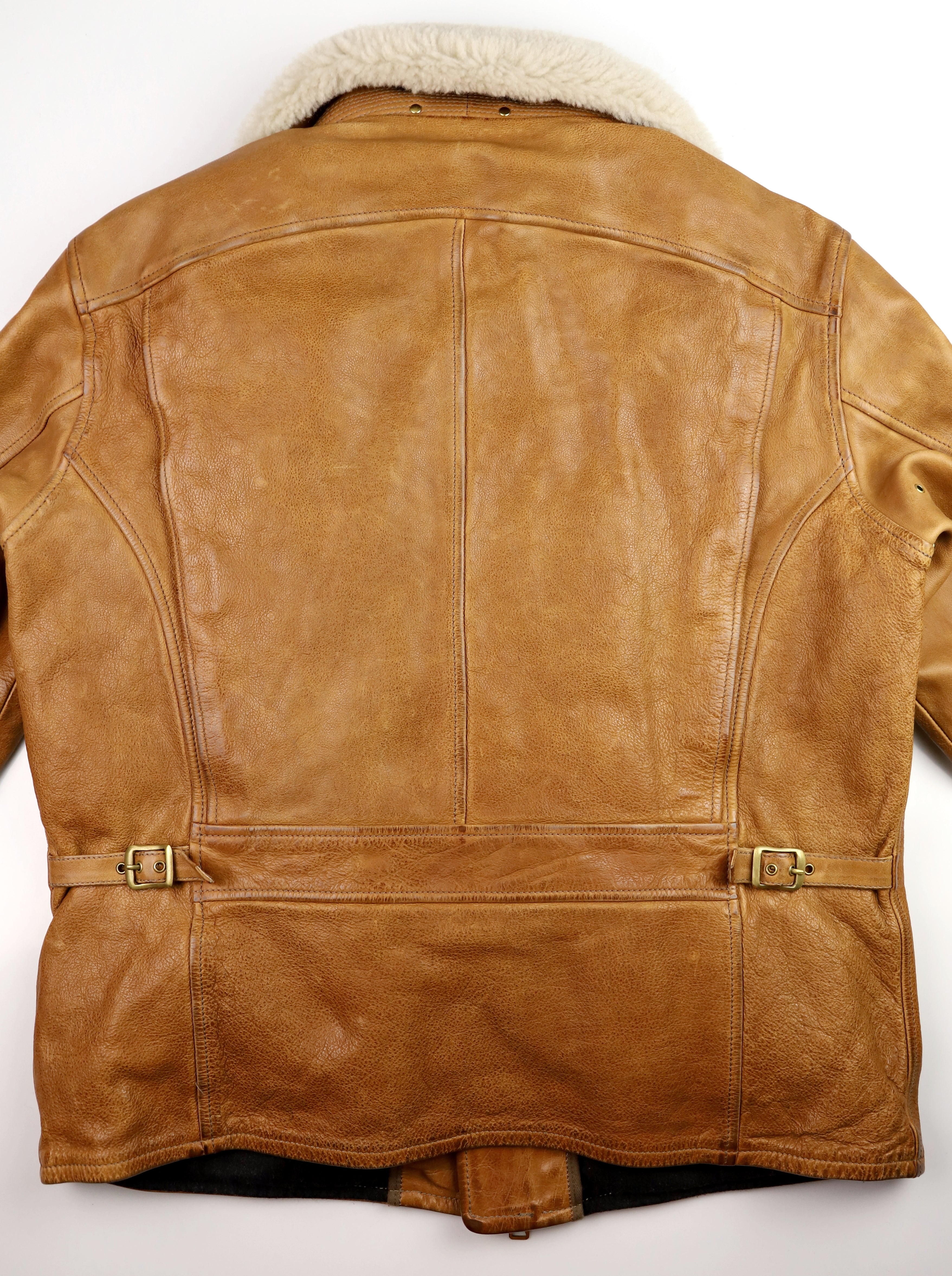 Thedi Hektor Half Belt, size XL, Cuoio Buffalo with Removeable Shearling Lining