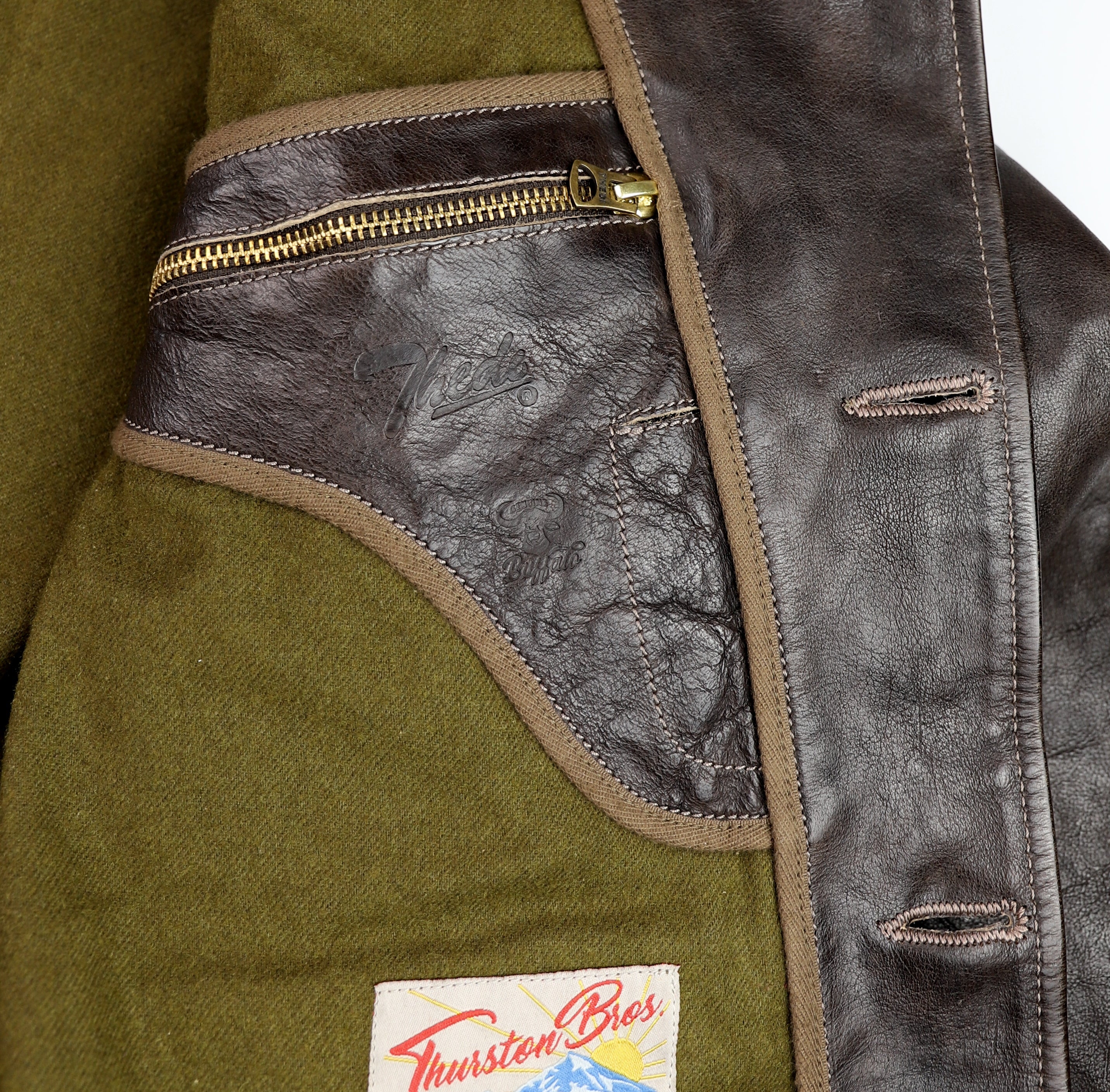 Thedi Markos Button-Up Shawl Collar Jacket, size 3XL, Espresso Buffalo