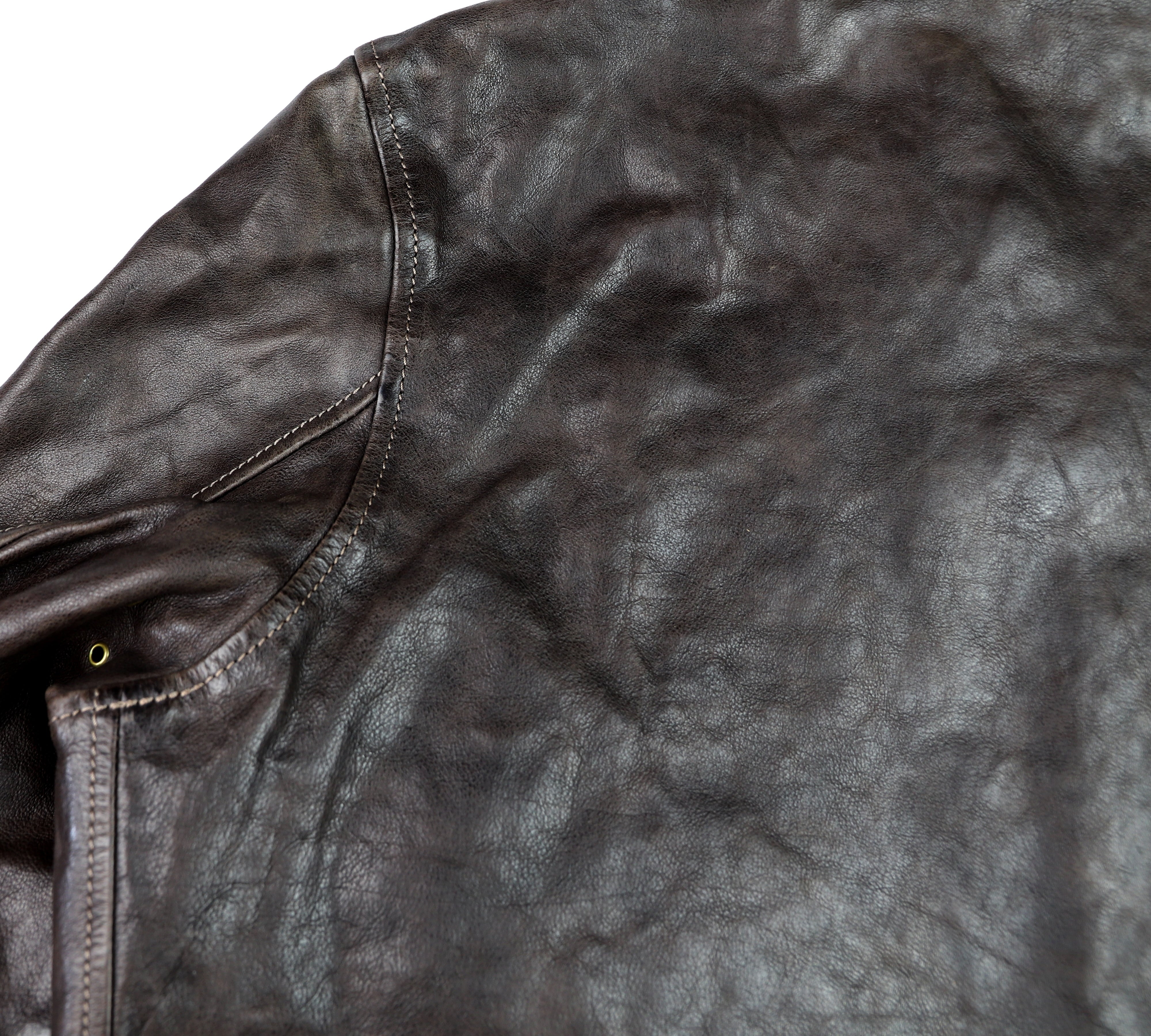 Thedi Markos Button-Up Shawl Collar Jacket, size 3XL, Espresso Buffalo