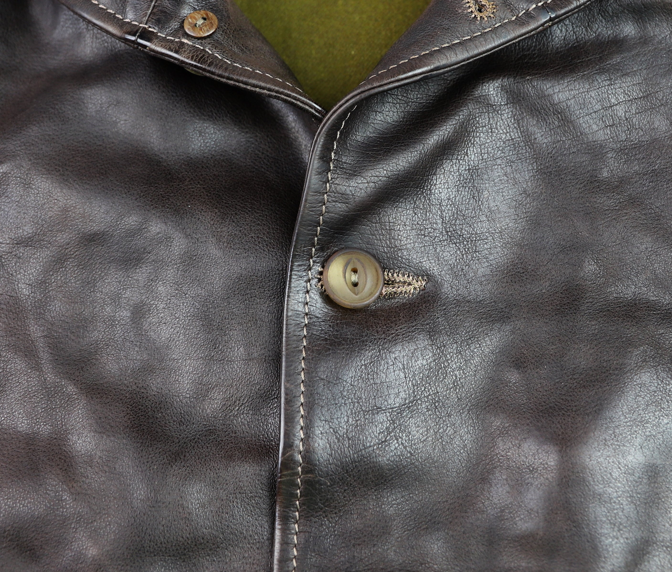 Thedi Markos Button-Up Shawl Collar Jacket, size XL, Espresso Buffalo