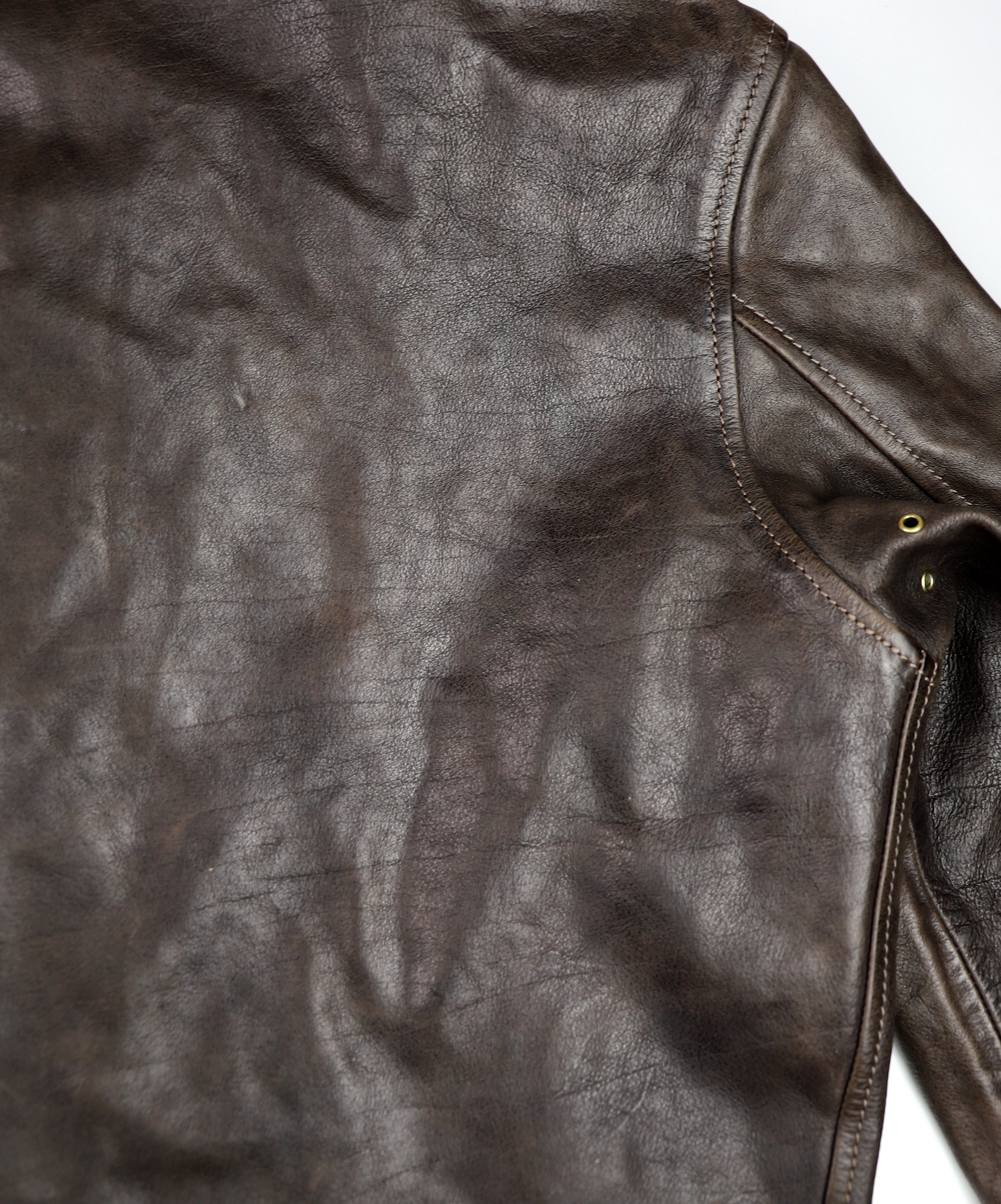 Thedi Markos Button-Up Shawl Collar Jacket, size XL, Espresso Buffalo