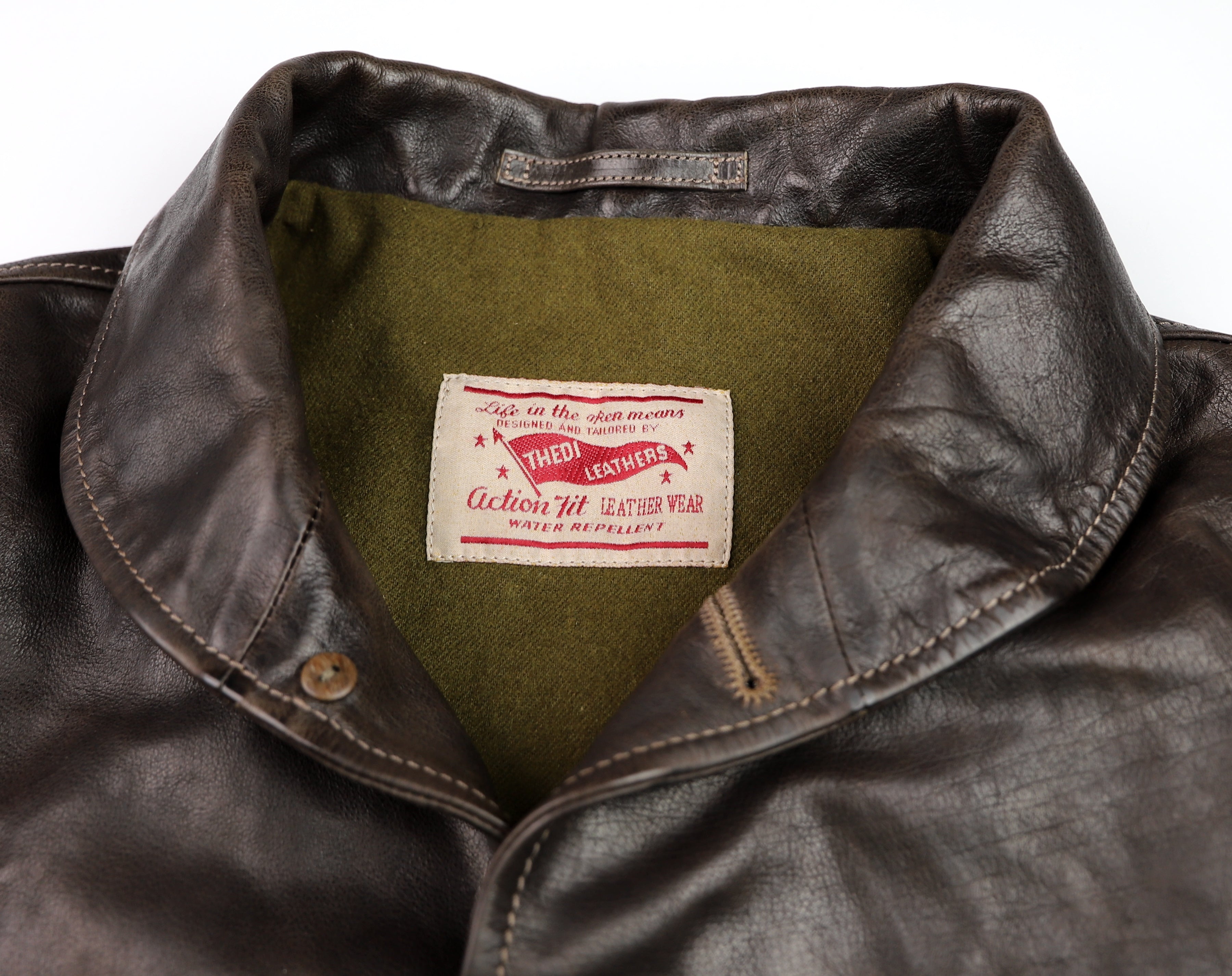 Thedi Markos Button-Up Shawl Collar Jacket, size XL, Espresso Buffalo